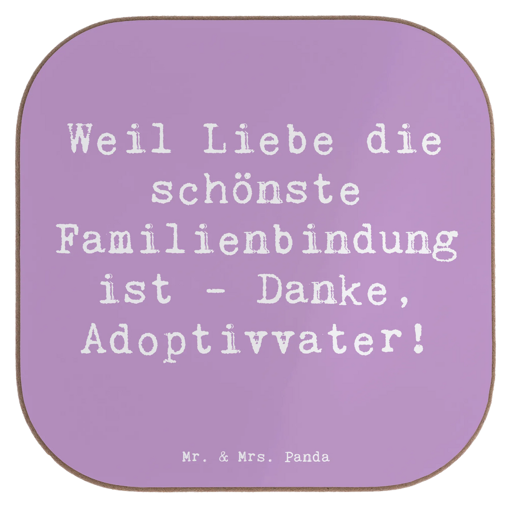 Square coaster Saying Weil Liebe die schönste Familienbindung ist - Danke, Adoptivvater! Untersetzer, Bierdeckel, Glasuntersetzer, Untersetzer Gläser, Getränkeuntersetzer, Untersetzer aus Holz, Untersetzer für Gläser, Korkuntersetzer, Untersetzer Holz, Holzuntersetzer, Tassen Untersetzer, Untersetzer Design, Familie, Vatertag, Muttertag, Bruder, Schwester, Mama, Papa, Oma, Opa