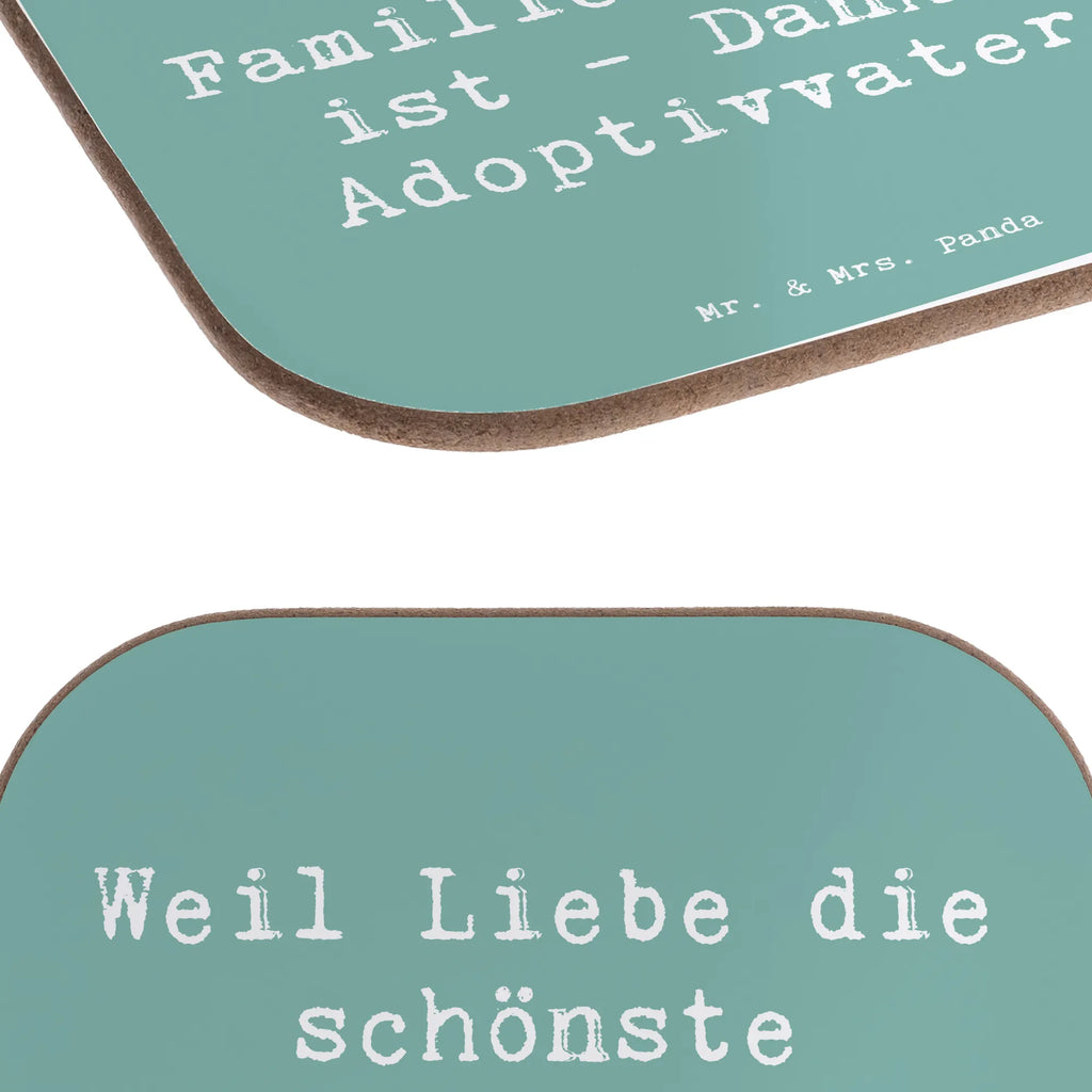 Square coaster Saying Weil Liebe die schönste Familienbindung ist - Danke, Adoptivvater! Untersetzer, Bierdeckel, Glasuntersetzer, Untersetzer Gläser, Getränkeuntersetzer, Untersetzer aus Holz, Untersetzer für Gläser, Korkuntersetzer, Untersetzer Holz, Holzuntersetzer, Tassen Untersetzer, Untersetzer Design, Familie, Vatertag, Muttertag, Bruder, Schwester, Mama, Papa, Oma, Opa