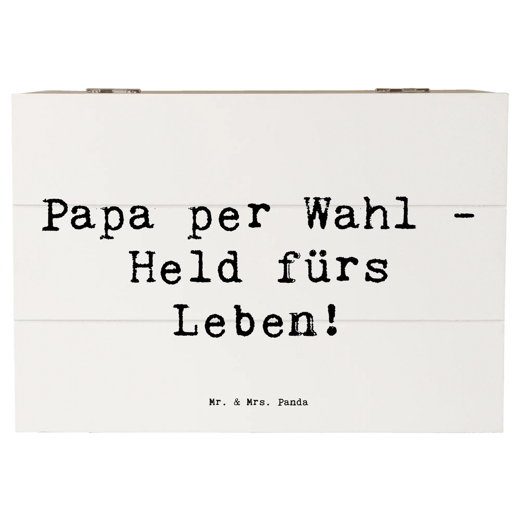 Wooden chest Saying Papa per Wahl - Held fürs Leben! Holzkiste, Geschenkbox, Dekokiste, Schatzkiste, Aufbewahrungsbox, Erinnerungskiste, Schatulle, Kiste, Erinnerungsbox, XXL, Geschenkdose, Truhe, Familie, Vatertag, Muttertag, Bruder, Schwester, Mama, Papa, Oma, Opa