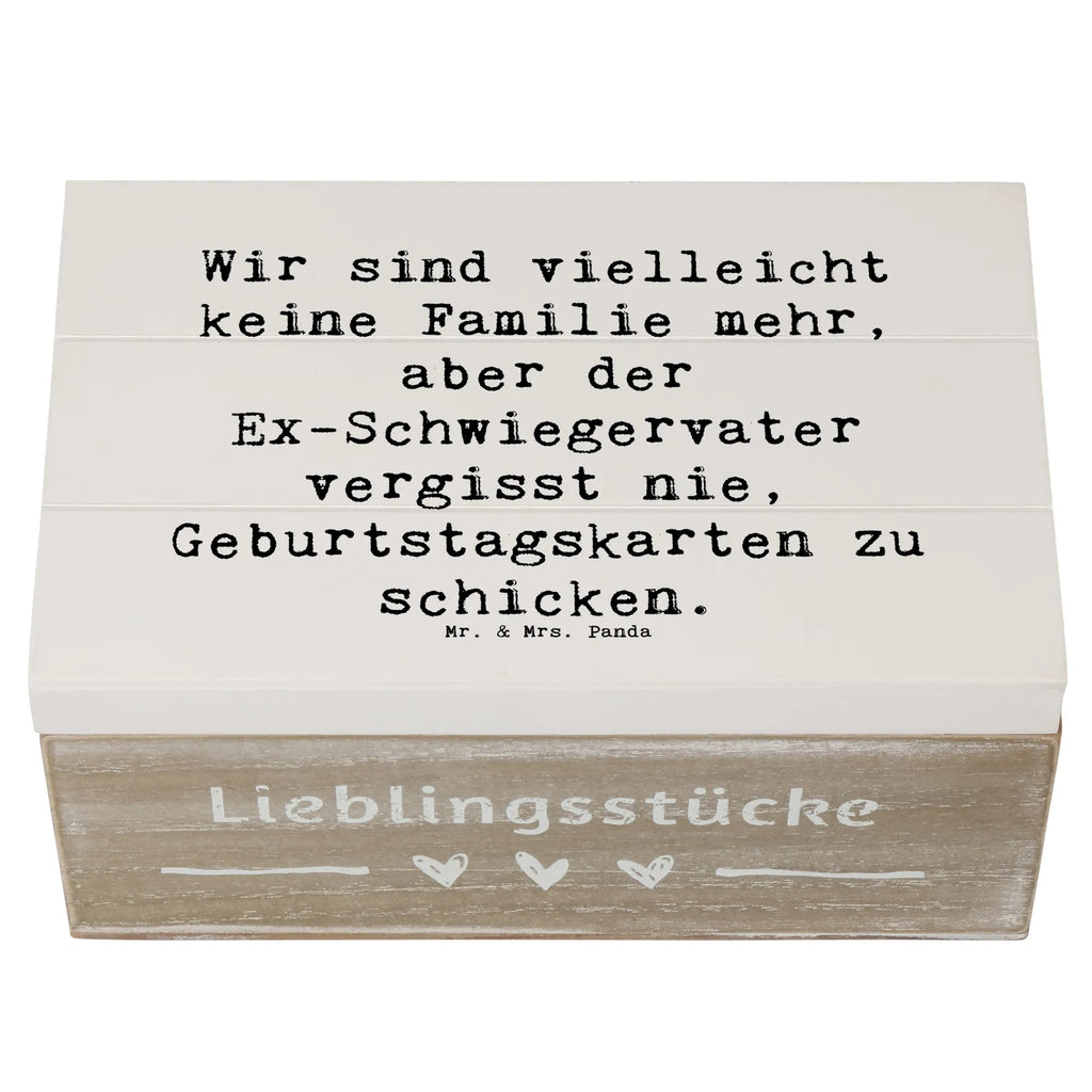 Holzkiste Spruch Ex-Schwiegervater Grüße Kiste, Erinnerungskiste, Dekokiste, XXL, Schatzkiste, Geschenkbox, Truhe, Erinnerungsbox, Aufbewahrungsbox, Holzkiste, Geschenkdose, Schatulle, Familie, Vatertag, Muttertag, Bruder, Schwester, Mama, Papa, Oma, Opa