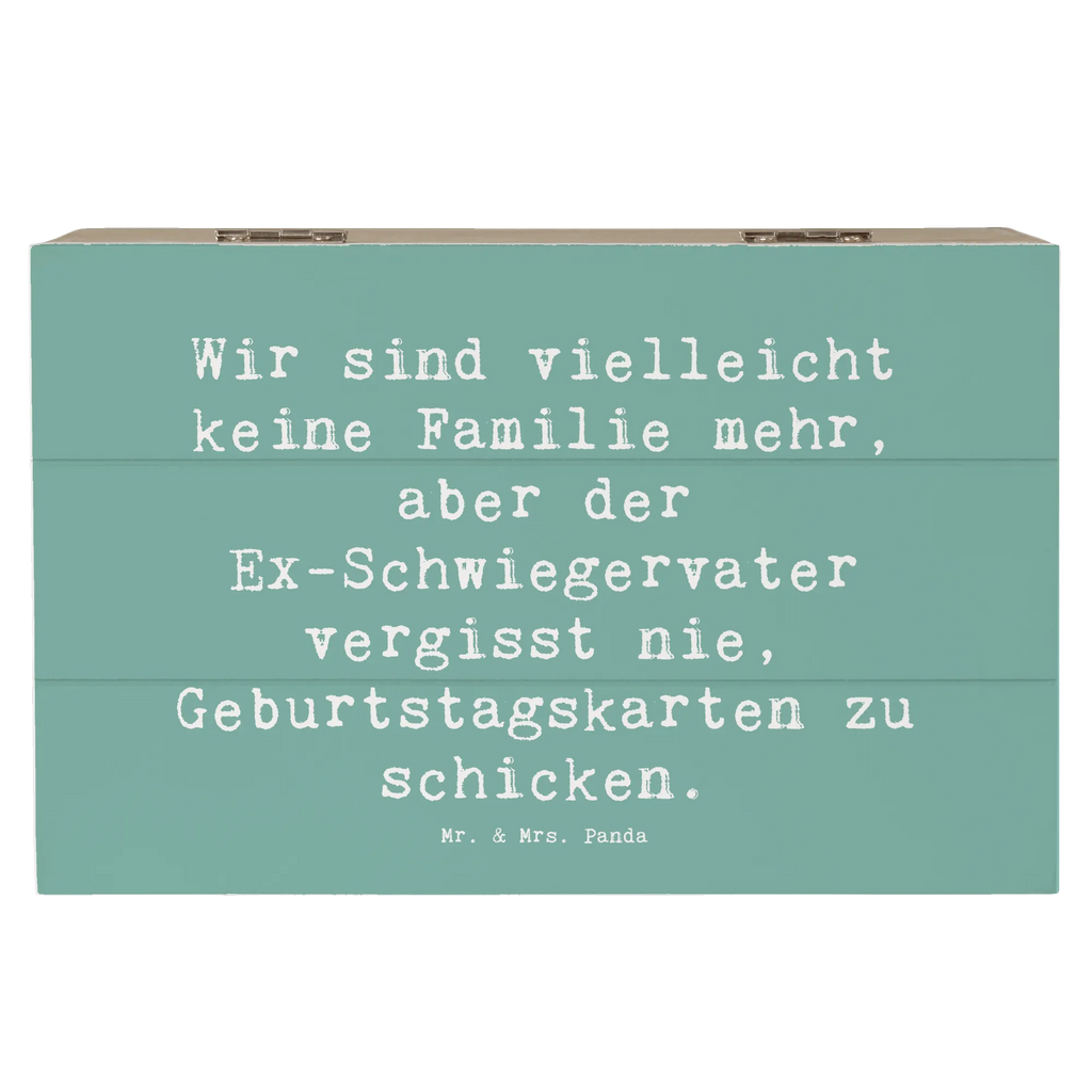 Holzkiste Spruch Ex-Schwiegervater Grüße Kiste, Erinnerungskiste, Dekokiste, XXL, Schatzkiste, Geschenkbox, Truhe, Erinnerungsbox, Aufbewahrungsbox, Holzkiste, Geschenkdose, Schatulle, Familie, Vatertag, Muttertag, Bruder, Schwester, Mama, Papa, Oma, Opa
