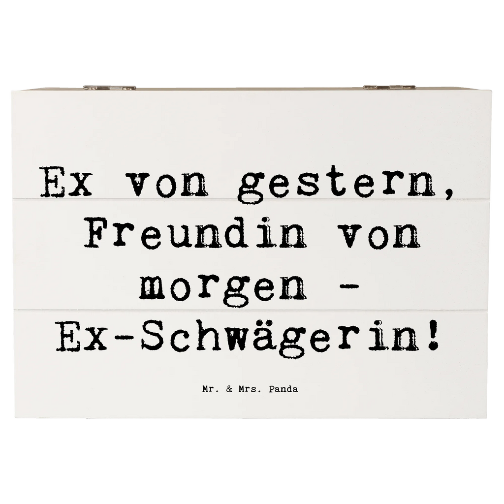 Holzkiste Spruch Ex-Schwägerin Überrascht Geschenkbox, Geschenkdose, Aufbewahrungsbox, Kiste, Schatzkiste, XXL, Erinnerungskiste, Dekokiste, Truhe, Schatulle, Erinnerungsbox, Holzkiste, Familie, Vatertag, Muttertag, Bruder, Schwester, Mama, Papa, Oma, Opa