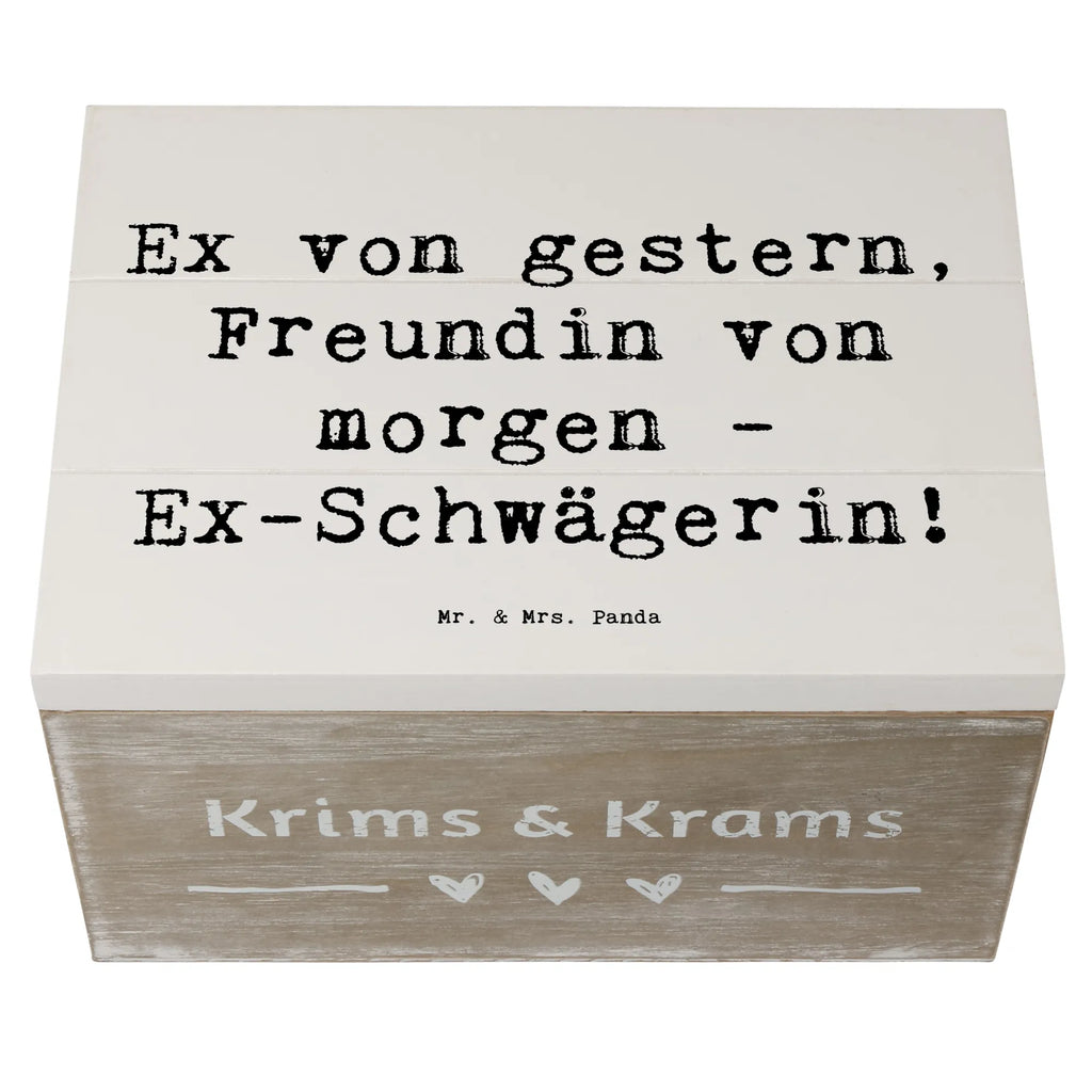 Holzkiste Spruch Ex-Schwägerin Überrascht Geschenkbox, Geschenkdose, Aufbewahrungsbox, Kiste, Schatzkiste, XXL, Erinnerungskiste, Dekokiste, Truhe, Schatulle, Erinnerungsbox, Holzkiste, Familie, Vatertag, Muttertag, Bruder, Schwester, Mama, Papa, Oma, Opa