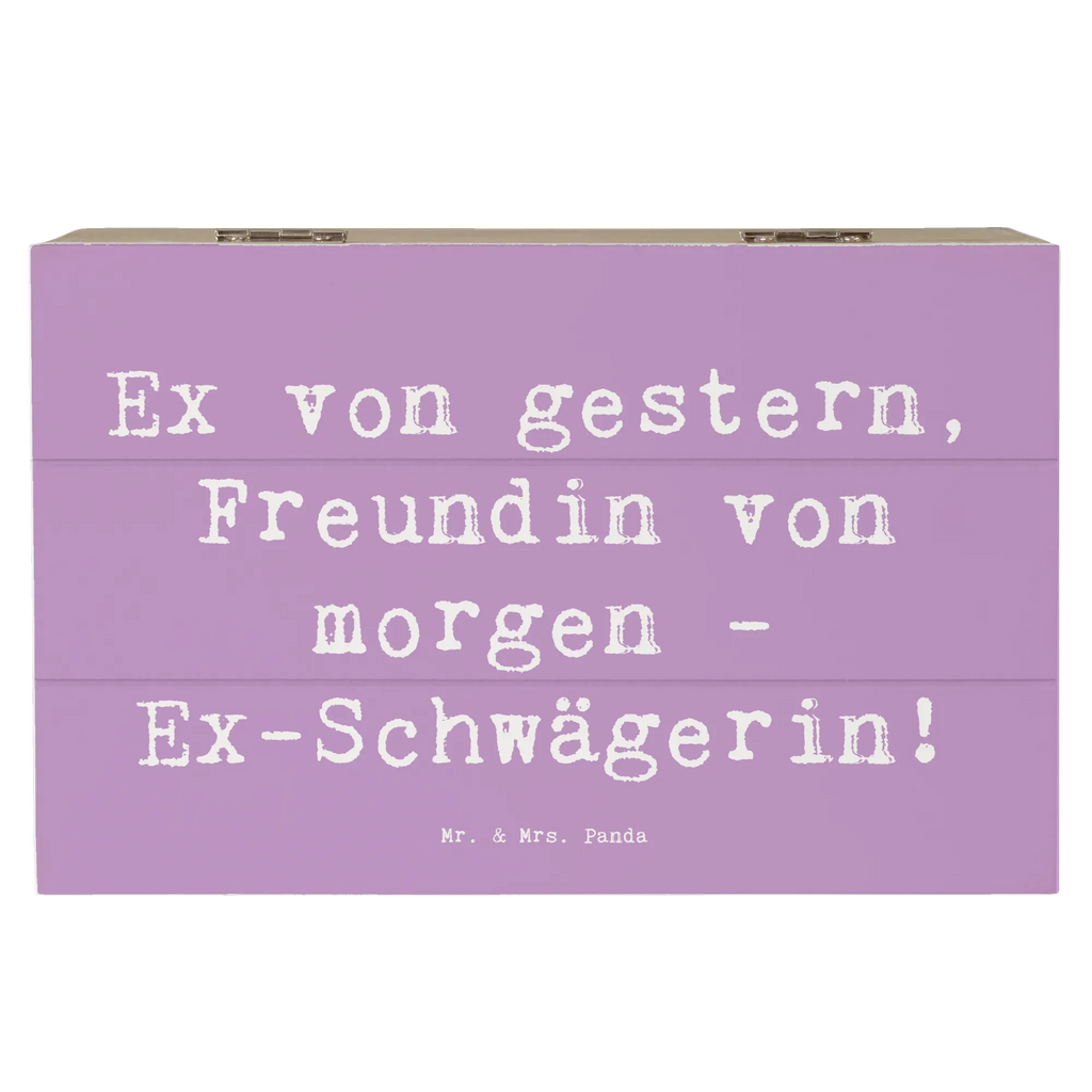 Holzkiste Spruch Ex-Schwägerin Überrascht Geschenkbox, Geschenkdose, Aufbewahrungsbox, Kiste, Schatzkiste, XXL, Erinnerungskiste, Dekokiste, Truhe, Schatulle, Erinnerungsbox, Holzkiste, Familie, Vatertag, Muttertag, Bruder, Schwester, Mama, Papa, Oma, Opa