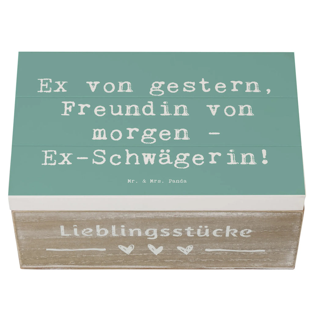 Holzkiste Spruch Ex-Schwägerin Überrascht Geschenkbox, Geschenkdose, Aufbewahrungsbox, Kiste, Schatzkiste, XXL, Erinnerungskiste, Dekokiste, Truhe, Schatulle, Erinnerungsbox, Holzkiste, Familie, Vatertag, Muttertag, Bruder, Schwester, Mama, Papa, Oma, Opa