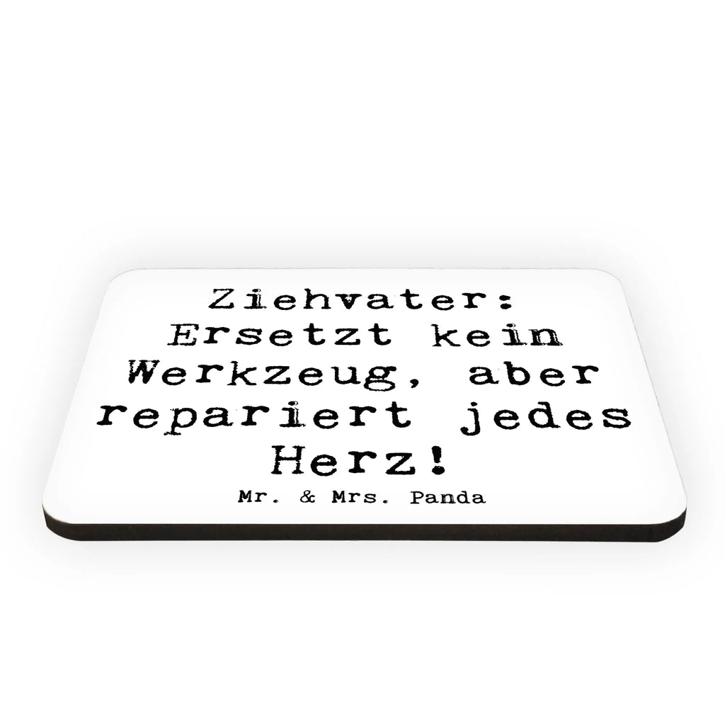 Magnet Saying Ziehvater: Ersetzt kein Werkzeug, aber repariert jedes Herz! Whiteboard Magnet, Pinnwandmagnet, Souvenir Magnet, Dekomagnet, Notiz Magnet, Motivmagnete, Kühlschrank Dekoration, Kühlschrankmagnet, Familie, Vatertag, Muttertag, Bruder, Schwester, Mama, Papa, Oma, Opa