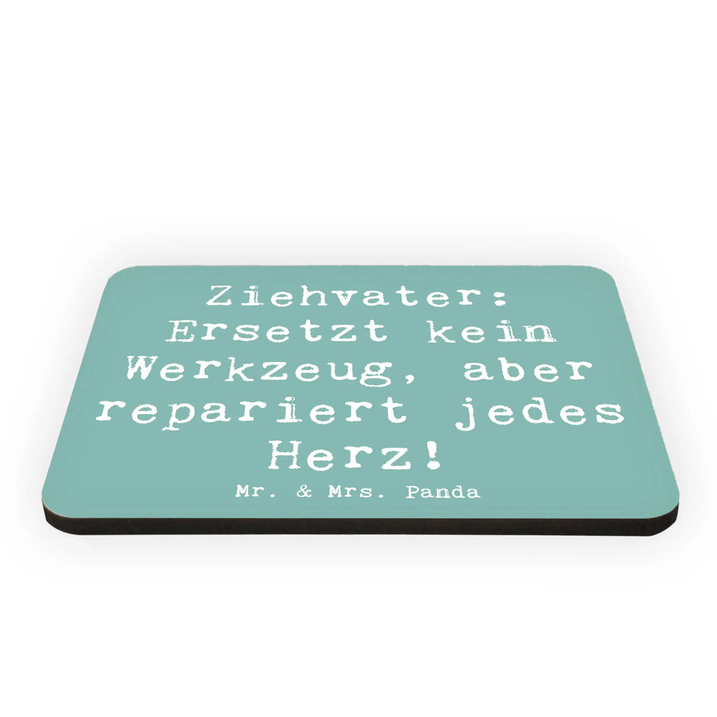 Magnet Saying Ziehvater: Ersetzt kein Werkzeug, aber repariert jedes Herz! Whiteboard Magnet, Pinnwandmagnet, Souvenir Magnet, Dekomagnet, Notiz Magnet, Motivmagnete, Kühlschrank Dekoration, Kühlschrankmagnet, Familie, Vatertag, Muttertag, Bruder, Schwester, Mama, Papa, Oma, Opa