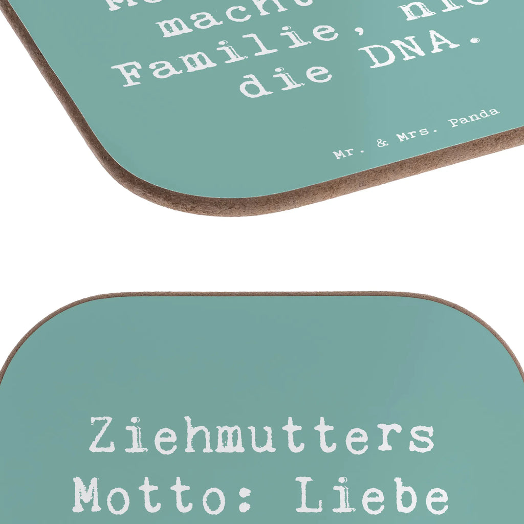 Square coaster Saying Ziehmutters Motto: Liebe macht eine Familie, nicht die DNA. Untersetzer, Bierdeckel, Glasuntersetzer, Untersetzer Gläser, Getränkeuntersetzer, Untersetzer aus Holz, Untersetzer für Gläser, Korkuntersetzer, Untersetzer Holz, Holzuntersetzer, Tassen Untersetzer, Untersetzer Design, Familie, Vatertag, Muttertag, Bruder, Schwester, Mama, Papa, Oma, Opa