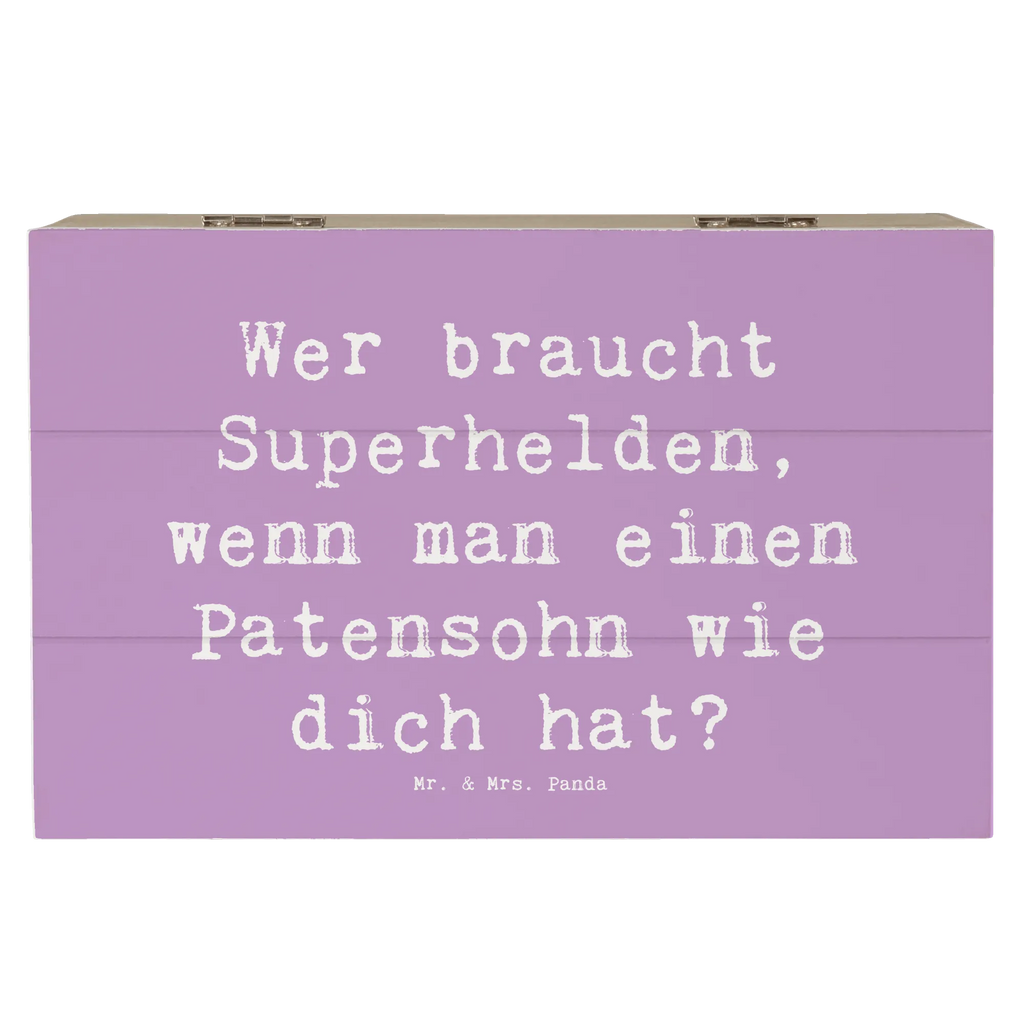 Holzkiste Spruch Patensohn Held Truhe, XXL, Geschenkbox, Kiste, Erinnerungskiste, Schatzkiste, Holzkiste, Dekokiste, Schatulle, Geschenkdose, Aufbewahrungsbox, Erinnerungsbox, Familie, Vatertag, Muttertag, Bruder, Schwester, Mama, Papa, Oma, Opa