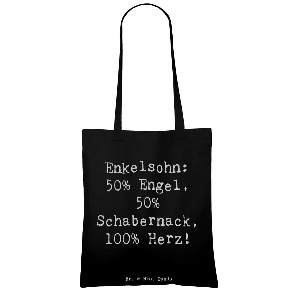 Tragetasche Spruch Enkelsohn Herz Stoffbeutel, Badetasche, Shopper, Jutetasche, Tragetasche, Jutebeutel, Schultertasche, Stofftasche, Beuteltasche, Strandtasche, Laptoptasche, Einkaufstasche, Einkaufstüte, Umhängetasche, Tasche, Beutel, Familie, Vatertag, Muttertag, Bruder, Schwester, Mama, Papa, Oma, Opa