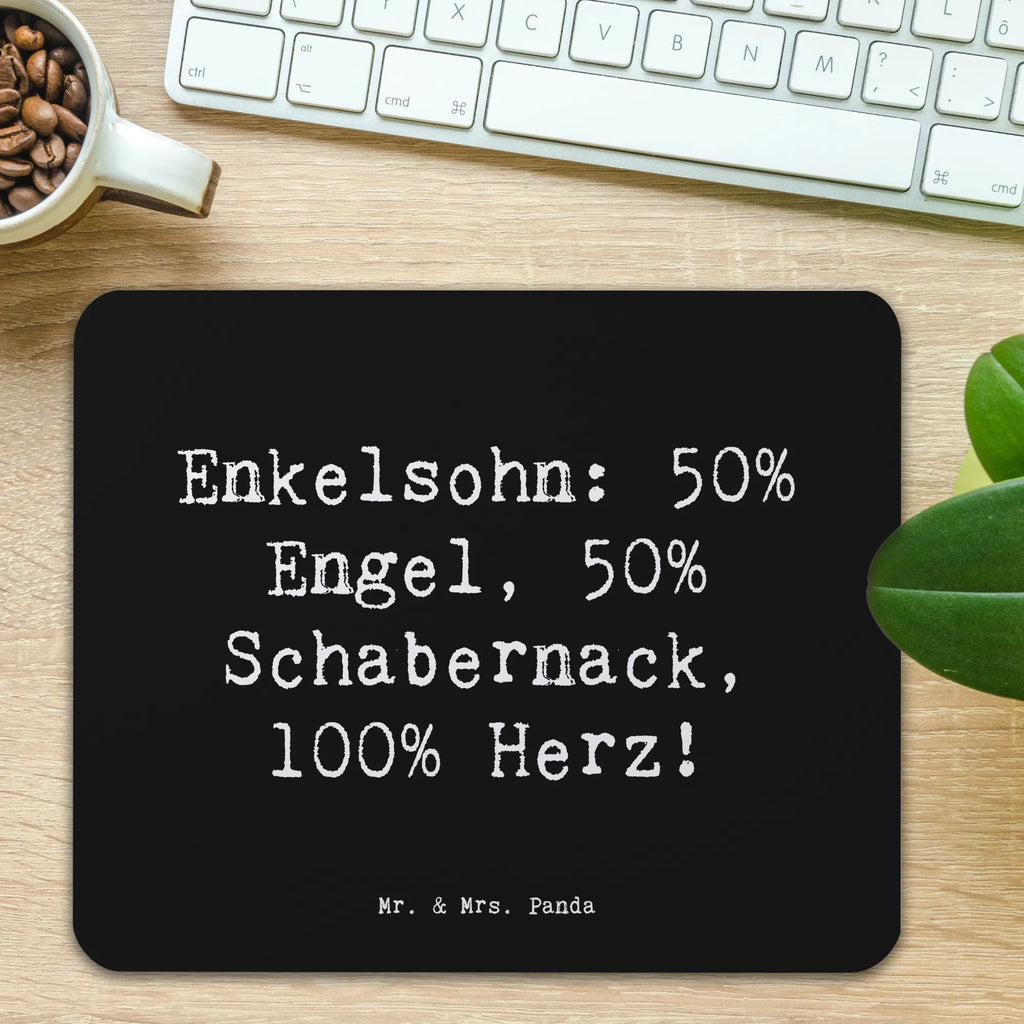 Mauspad Spruch Enkelsohn Herz Mausunterlage, Computer zubehör, Mauspad, Mousepad, Einzigartiges Mauspad, PC Zubehör, Designer Mauspad, Büroausstattung, Mauspad Büro, Arbeitszimmer, Familie, Vatertag, Muttertag, Bruder, Schwester, Mama, Papa, Oma, Opa
