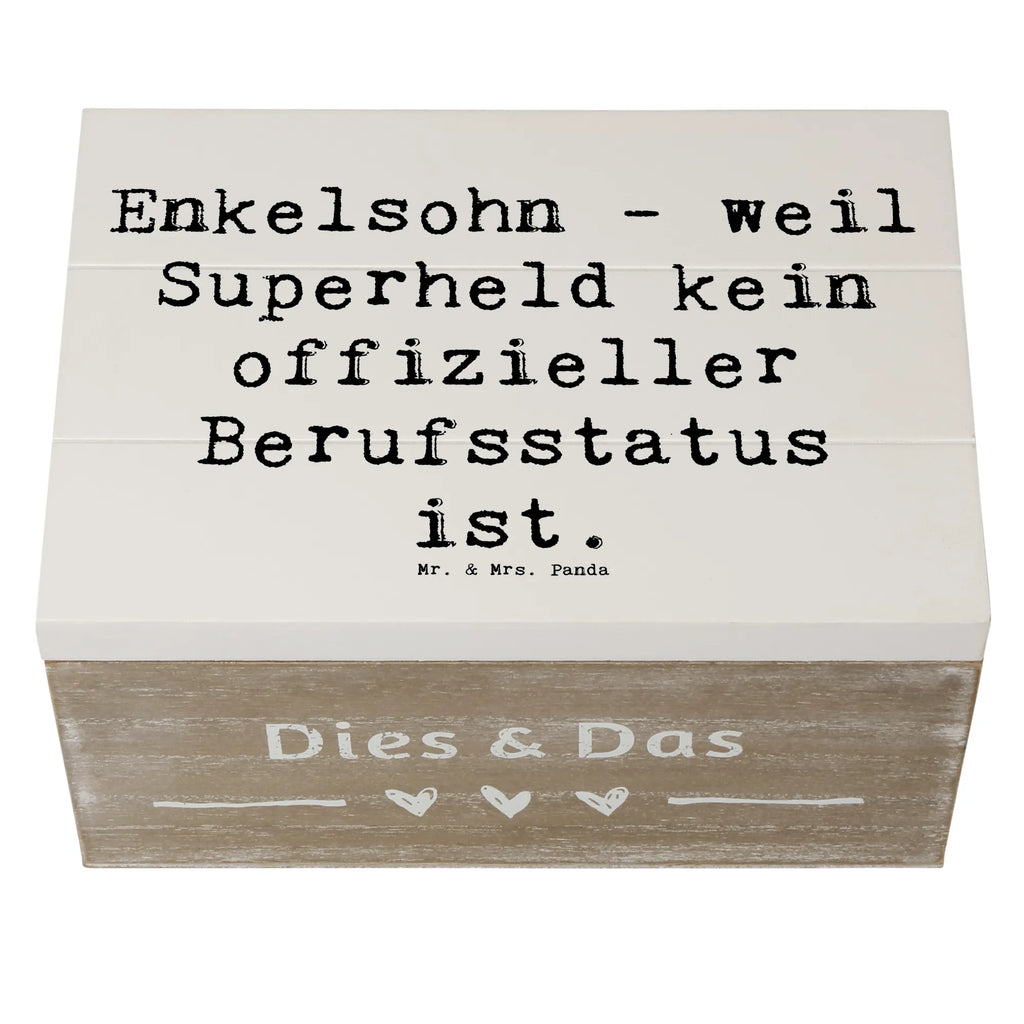 Holzkiste Spruch Enkelsohn Held Erinnerungsbox, Dekokiste, Schatzkiste, Schatulle, Geschenkbox, Geschenkdose, Kiste, Truhe, Aufbewahrungsbox, Erinnerungskiste, Holzkiste, XXL, Familie, Vatertag, Muttertag, Bruder, Schwester, Mama, Papa, Oma, Opa