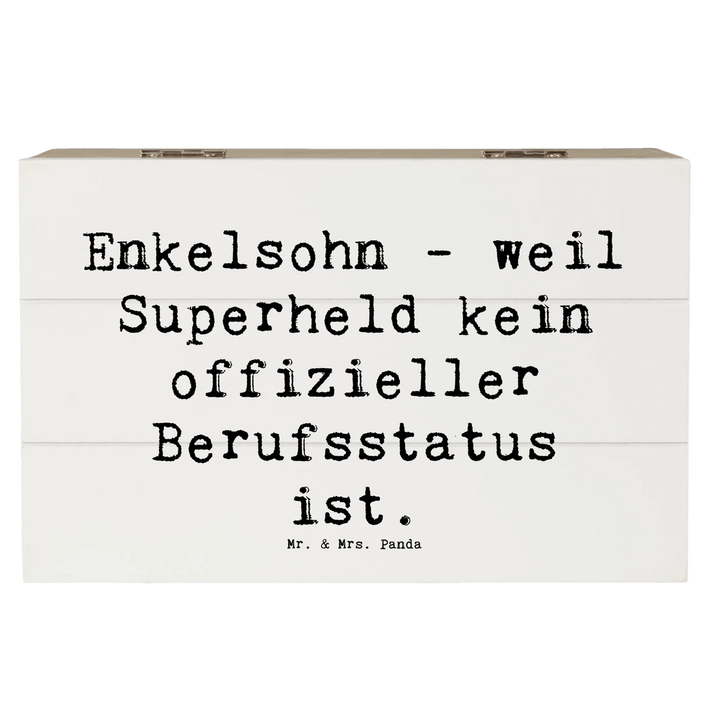 Holzkiste Spruch Enkelsohn Held Erinnerungsbox, Dekokiste, Schatzkiste, Schatulle, Geschenkbox, Geschenkdose, Kiste, Truhe, Aufbewahrungsbox, Erinnerungskiste, Holzkiste, XXL, Familie, Vatertag, Muttertag, Bruder, Schwester, Mama, Papa, Oma, Opa