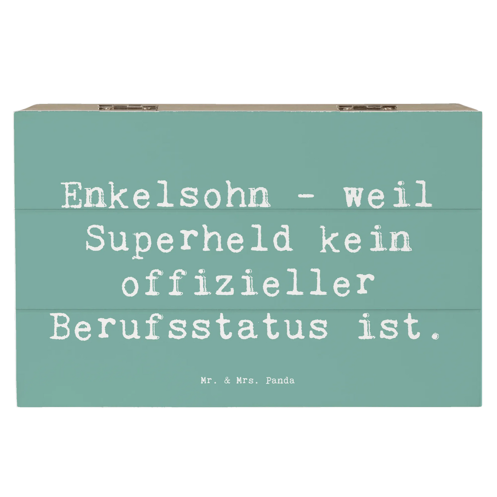 Holzkiste Spruch Enkelsohn Held Erinnerungsbox, Dekokiste, Schatzkiste, Schatulle, Geschenkbox, Geschenkdose, Kiste, Truhe, Aufbewahrungsbox, Erinnerungskiste, Holzkiste, XXL, Familie, Vatertag, Muttertag, Bruder, Schwester, Mama, Papa, Oma, Opa