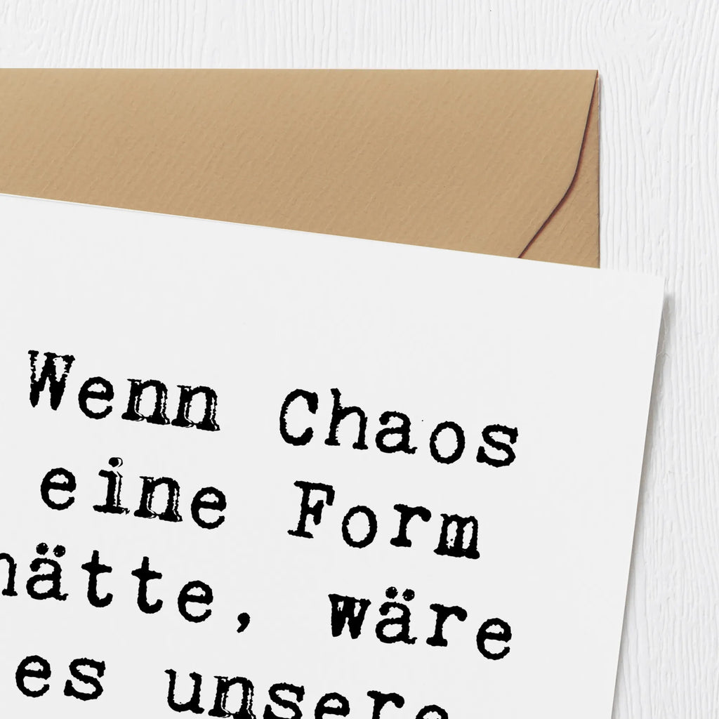 Deluxe Card Saying Wenn Chaos eine Form hätte, wäre es unsere Enkeltochter! Grußkarte, Glückwunschkarte, Geburtstagskarte, Karte, Klappkarte, Hochwertige Klappkarte, Einladungskarte, Hochwertige Grußkarte, Hochzeitskarte, Familie, Vatertag, Muttertag, Bruder, Schwester, Mama, Papa, Oma, Opa
