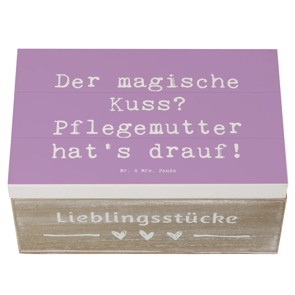 Holzkiste Spruch Pflegemutter Kuss Truhe, Schatulle, Holzkiste, XXL, Erinnerungsbox, Aufbewahrungsbox, Kiste, Geschenkbox, Geschenkdose, Erinnerungskiste, Dekokiste, Schatzkiste, Familie, Vatertag, Muttertag, Bruder, Schwester, Mama, Papa, Oma, Opa