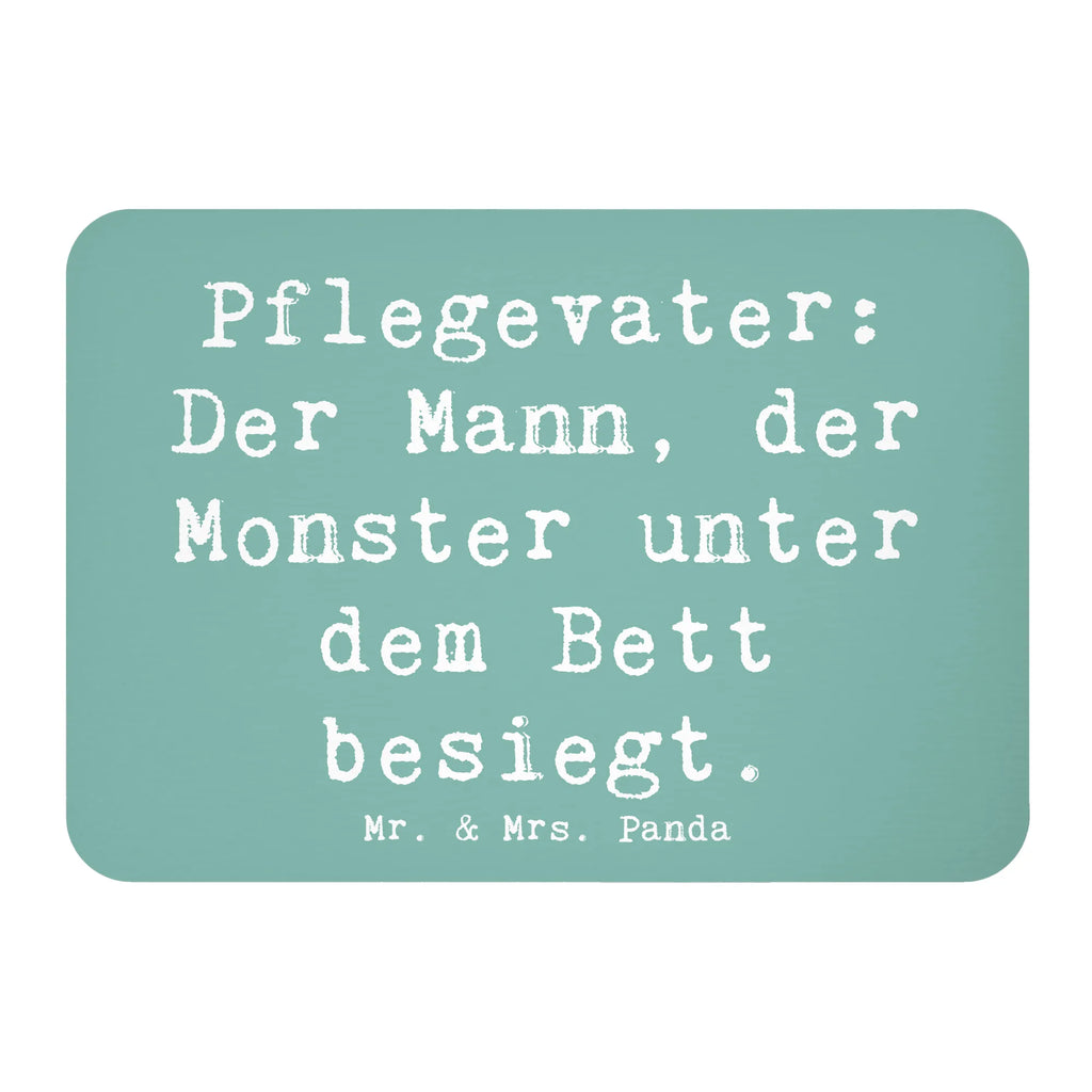 Magnet Saying Pflegevater: Der Mann, der Monster unter dem Bett besiegt. Kühlschrankmagnet, Pinnwandmagnet, Souvenir Magnet, Motivmagnete, Dekomagnet, Whiteboard Magnet, Notiz Magnet, Kühlschrank Dekoration, Familie, Vatertag, Muttertag, Bruder, Schwester, Mama, Papa, Oma, Opa