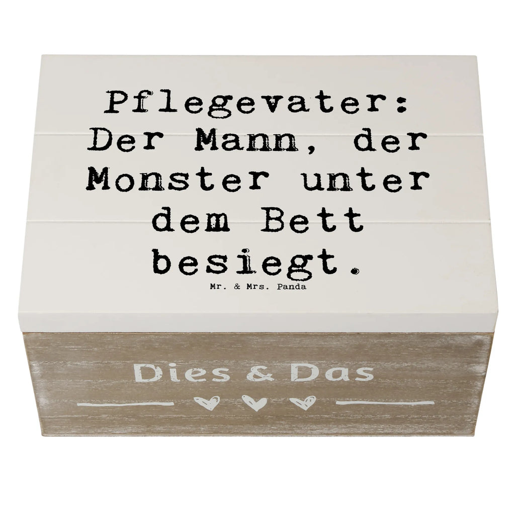 Holzkiste Spruch Pflegevater Held XXL, Truhe, Erinnerungsbox, Geschenkdose, Erinnerungskiste, Kiste, Holzkiste, Schatulle, Schatzkiste, Geschenkbox, Aufbewahrungsbox, Dekokiste, Familie, Vatertag, Muttertag, Bruder, Schwester, Mama, Papa, Oma, Opa