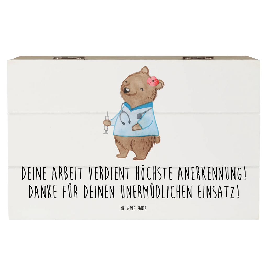 Holzkiste Danke Pflegekraft Erinnerungsbox, Dekokiste, Erinnerungskiste, Aufbewahrungsbox, Holzkiste, Schatulle, Geschenkdose, Geschenkbox, Schatzkiste, XXL, Kiste, Truhe