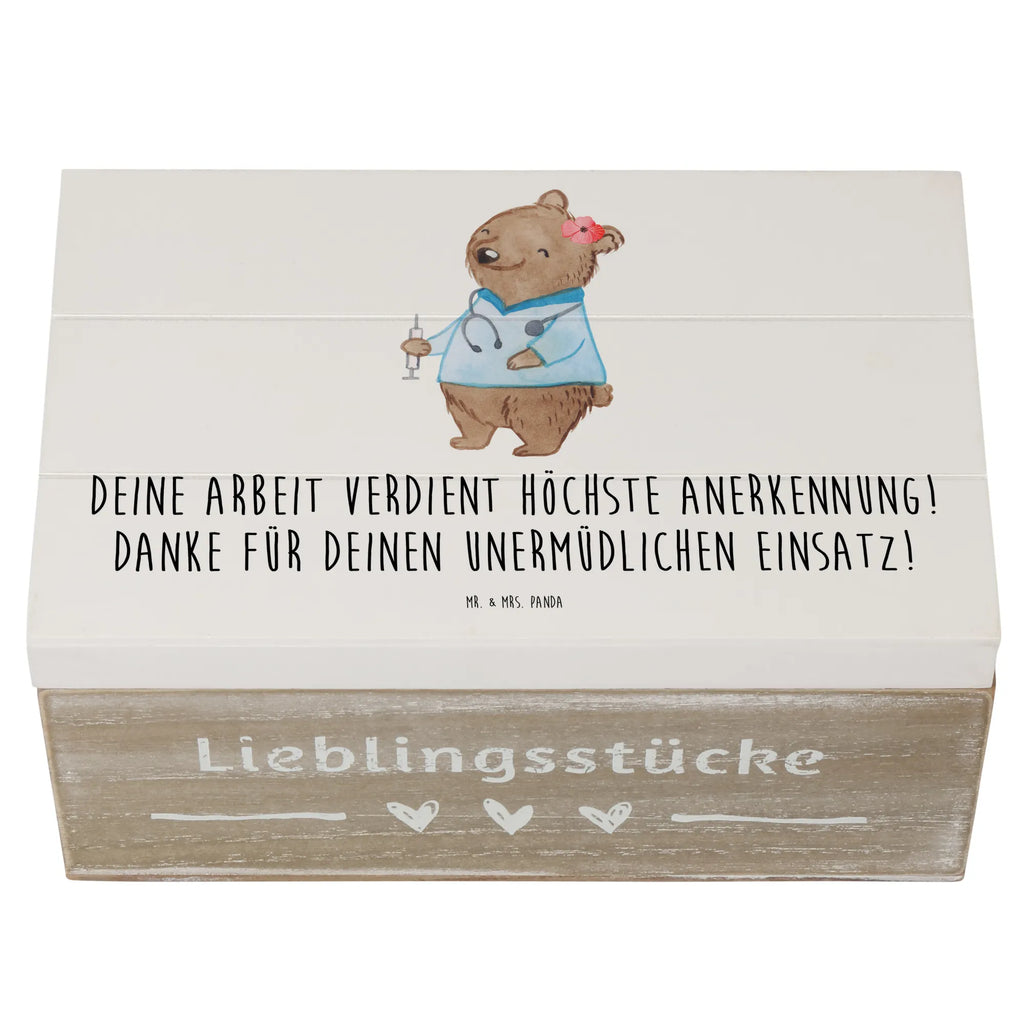 Holzkiste Danke Pflegekraft Erinnerungsbox, Dekokiste, Erinnerungskiste, Aufbewahrungsbox, Holzkiste, Schatulle, Geschenkdose, Geschenkbox, Schatzkiste, XXL, Kiste, Truhe