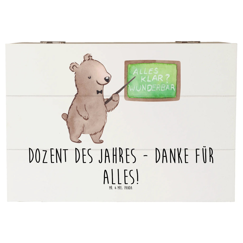 Holzkiste Dozent des Jahres Dekokiste, XXL, Truhe, Kiste, Schatzkiste, Aufbewahrungsbox, Holzkiste, Schatulle, Erinnerungskiste, Erinnerungsbox, Geschenkdose, Geschenkbox