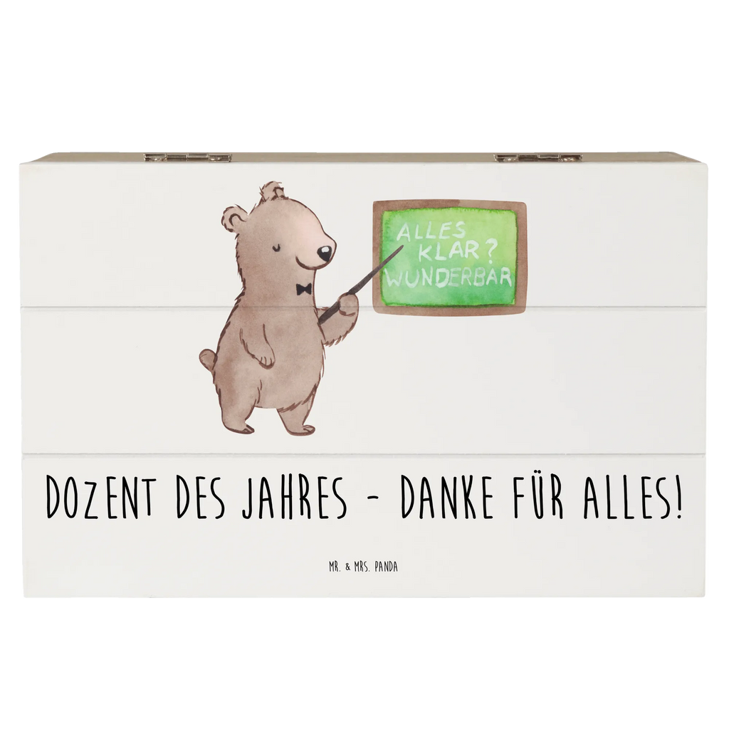 Holzkiste Dozent des Jahres Dekokiste, XXL, Truhe, Kiste, Schatzkiste, Aufbewahrungsbox, Holzkiste, Schatulle, Erinnerungskiste, Erinnerungsbox, Geschenkdose, Geschenkbox