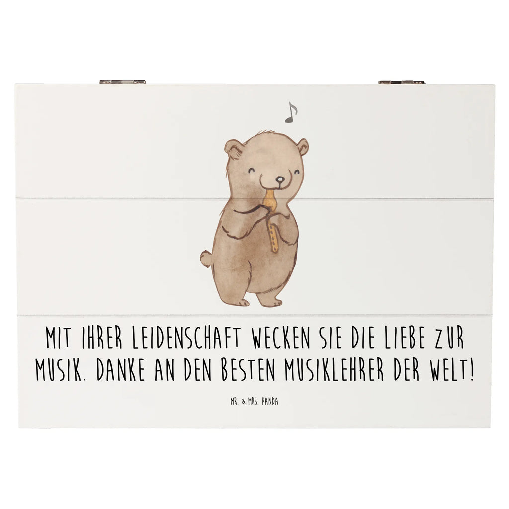 Holzkiste Musiklehrer Liebe Truhe, XXL, Erinnerungskiste, Geschenkdose, Erinnerungsbox, Schatulle, Schatzkiste, Aufbewahrungsbox, Kiste, Geschenkbox, Dekokiste, Holzkiste