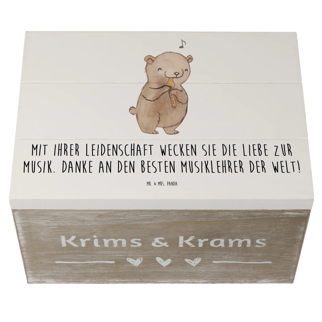 Holzkiste Musiklehrer Liebe Truhe, XXL, Erinnerungskiste, Geschenkdose, Erinnerungsbox, Schatulle, Schatzkiste, Aufbewahrungsbox, Kiste, Geschenkbox, Dekokiste, Holzkiste