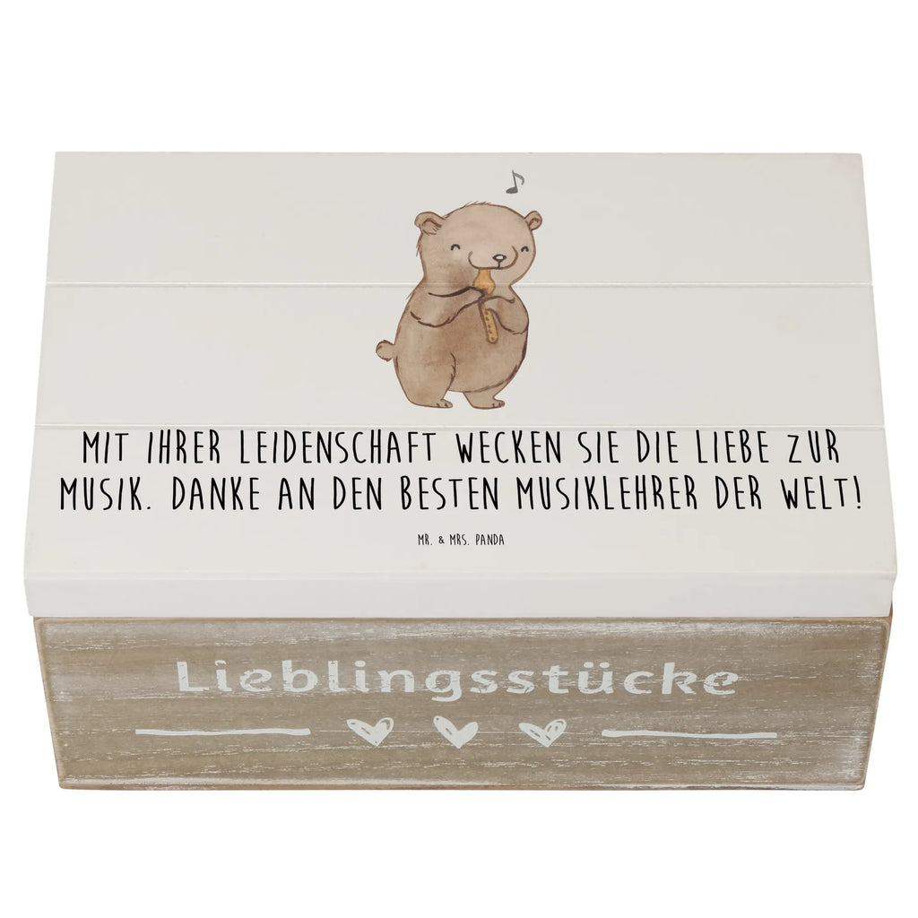Holzkiste Musiklehrer Liebe Truhe, XXL, Erinnerungskiste, Geschenkdose, Erinnerungsbox, Schatulle, Schatzkiste, Aufbewahrungsbox, Kiste, Geschenkbox, Dekokiste, Holzkiste