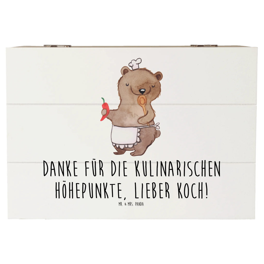 Holzkiste Koch Dankeschön Aufbewahrungsbox, Geschenkdose, Erinnerungsbox, Truhe, Geschenkbox, Schatzkiste, Dekokiste, Erinnerungskiste, Schatulle, Holzkiste, XXL, Kiste