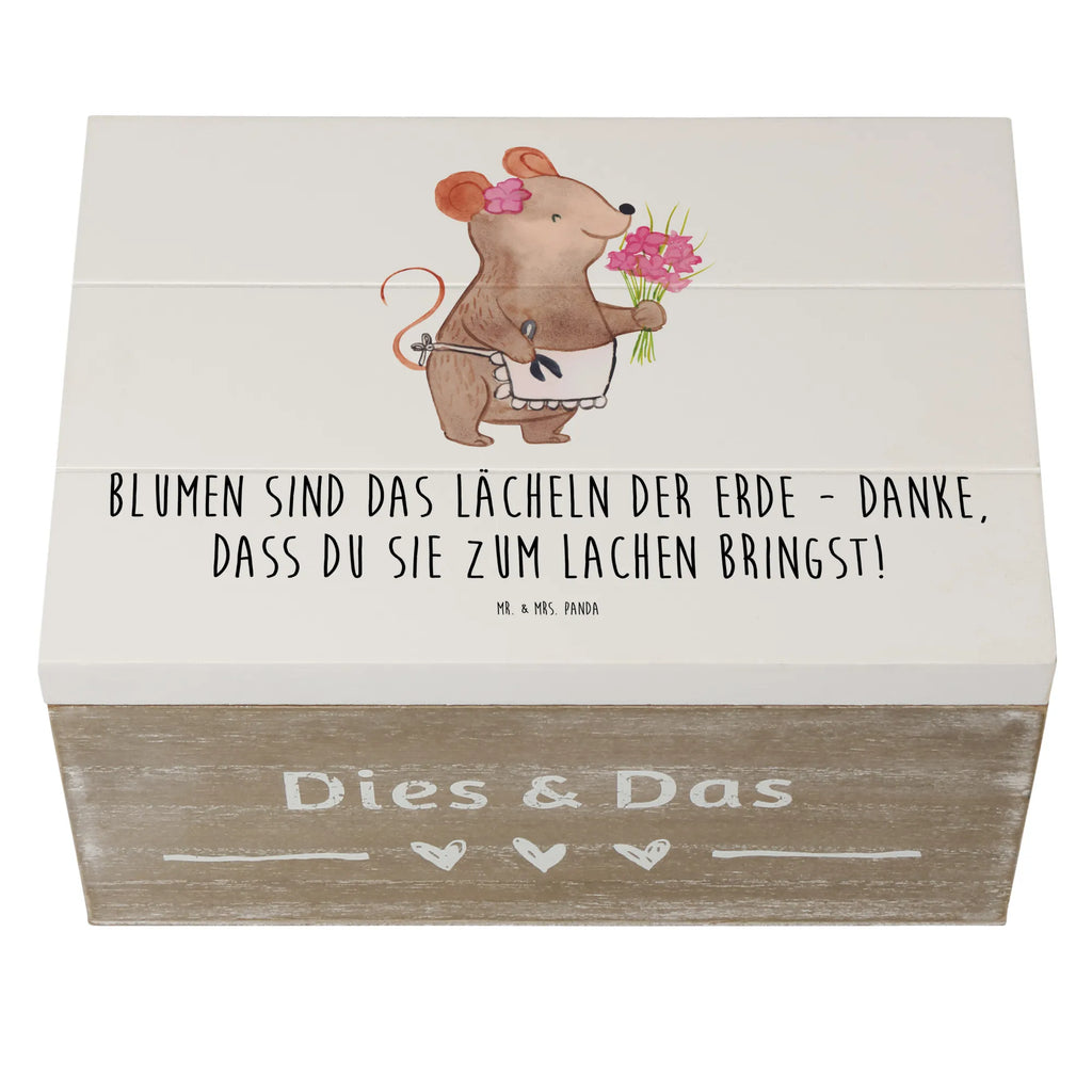 Holzkiste Florist Erde Lächeln Aufbewahrungsbox, Truhe, Erinnerungsbox, Kiste, Erinnerungskiste, Geschenkdose, Dekokiste, Schatzkiste, Geschenkbox, Schatulle, Holzkiste, XXL