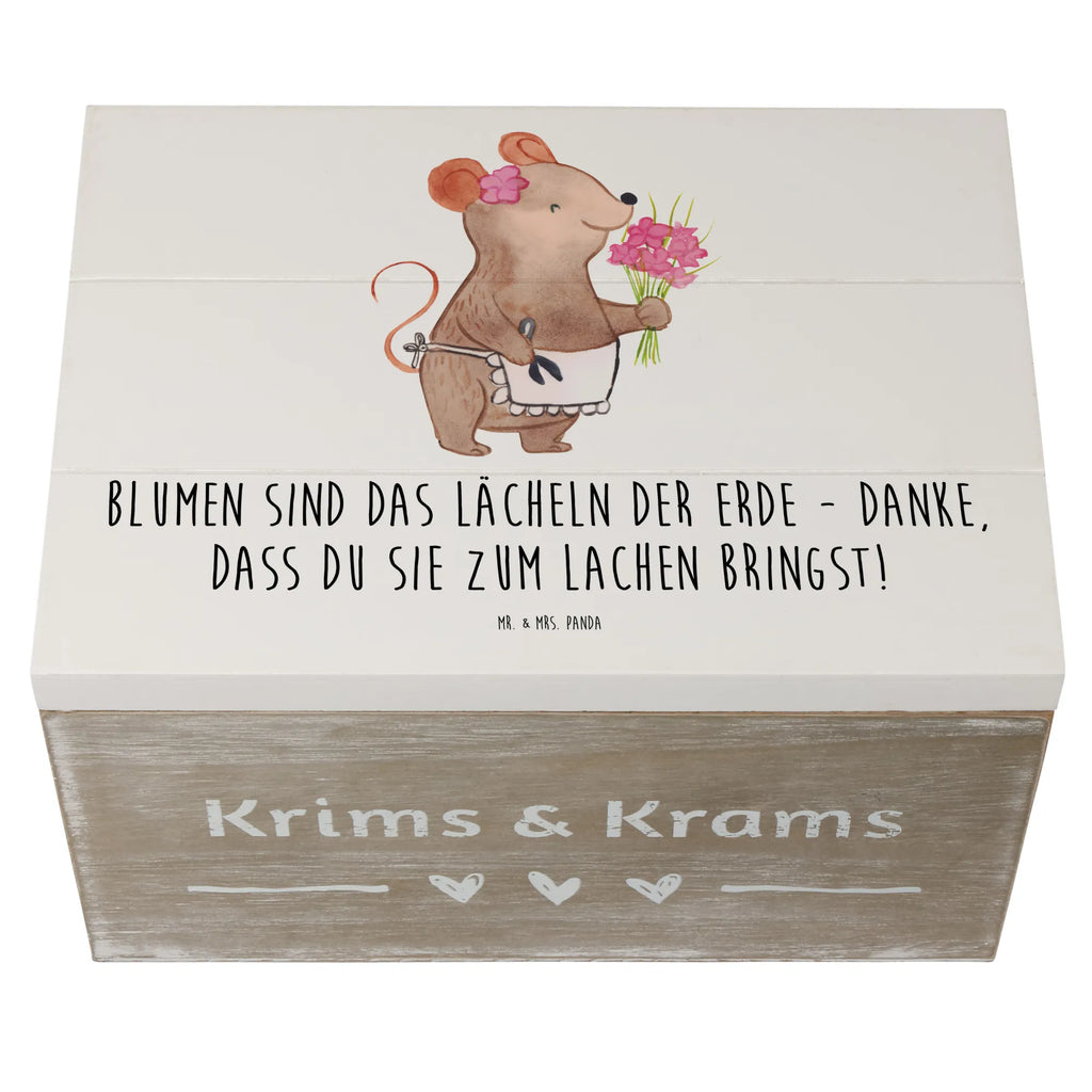 Holzkiste Florist Erde Lächeln Aufbewahrungsbox, Truhe, Erinnerungsbox, Kiste, Erinnerungskiste, Geschenkdose, Dekokiste, Schatzkiste, Geschenkbox, Schatulle, Holzkiste, XXL