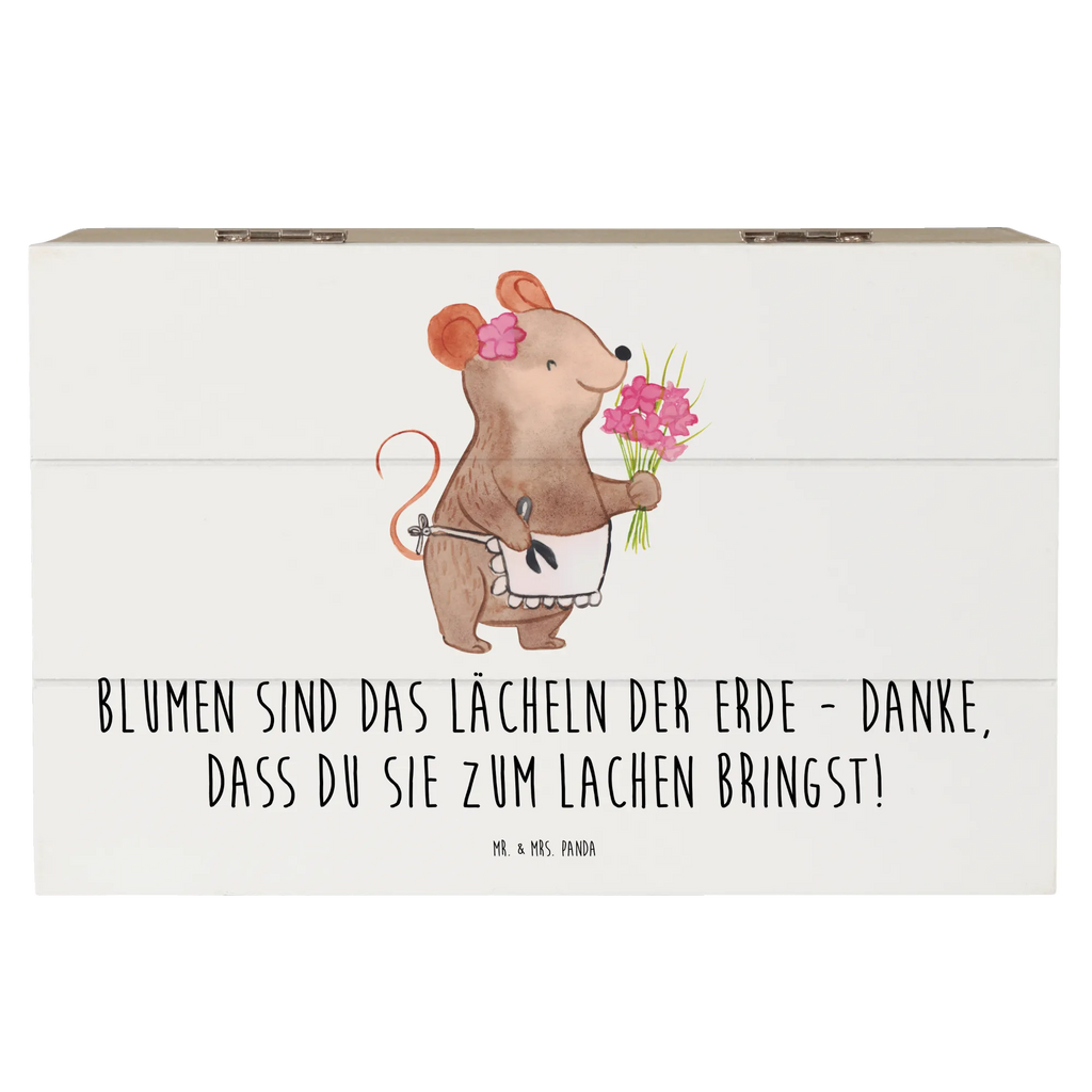 Holzkiste Florist Erde Lächeln Aufbewahrungsbox, Truhe, Erinnerungsbox, Kiste, Erinnerungskiste, Geschenkdose, Dekokiste, Schatzkiste, Geschenkbox, Schatulle, Holzkiste, XXL