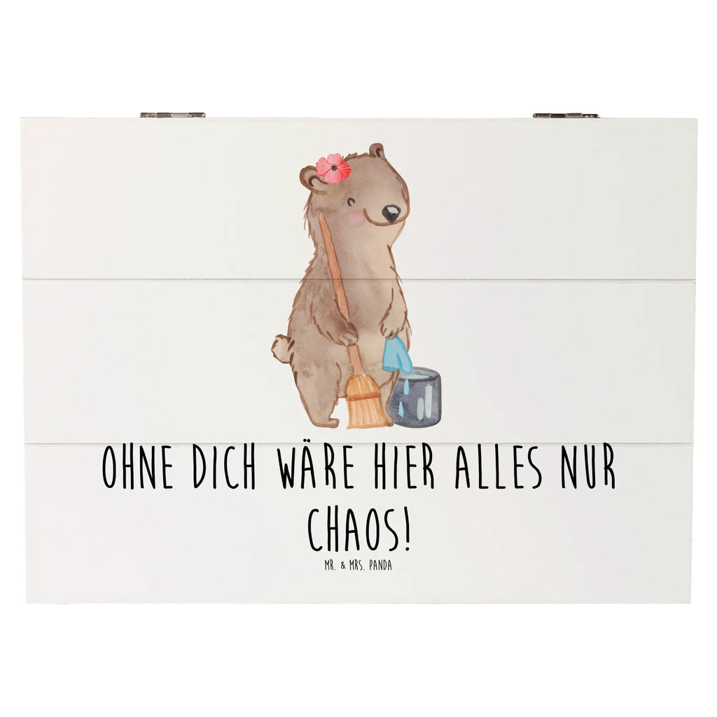 Holzkiste Reinigungskraft Held Dekokiste, Erinnerungsbox, Truhe, Geschenkbox, Holzkiste, Schatulle, Geschenkdose, Kiste, Erinnerungskiste, XXL, Aufbewahrungsbox, Schatzkiste