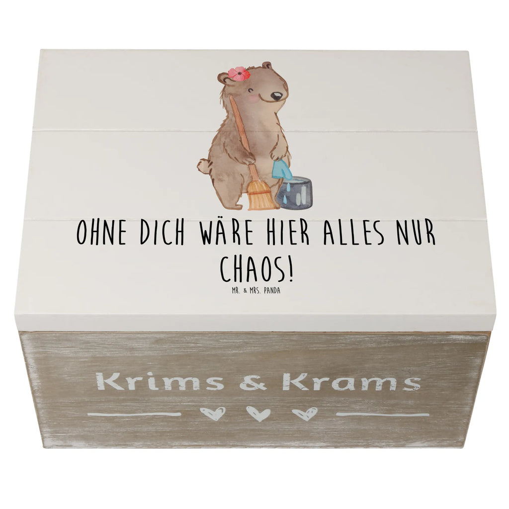 Holzkiste Reinigungskraft Held Dekokiste, Erinnerungsbox, Truhe, Geschenkbox, Holzkiste, Schatulle, Geschenkdose, Kiste, Erinnerungskiste, XXL, Aufbewahrungsbox, Schatzkiste