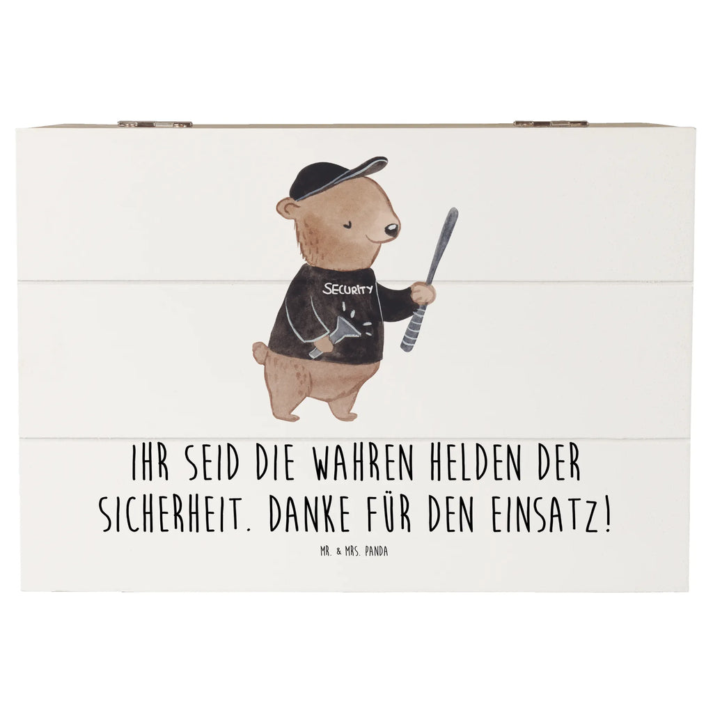 Holzkiste Sicherheitsdienst Helden XXL, Erinnerungskiste, Truhe, Dekokiste, Aufbewahrungsbox, Kiste, Geschenkbox, Erinnerungsbox, Geschenkdose, Holzkiste, Schatzkiste, Schatulle