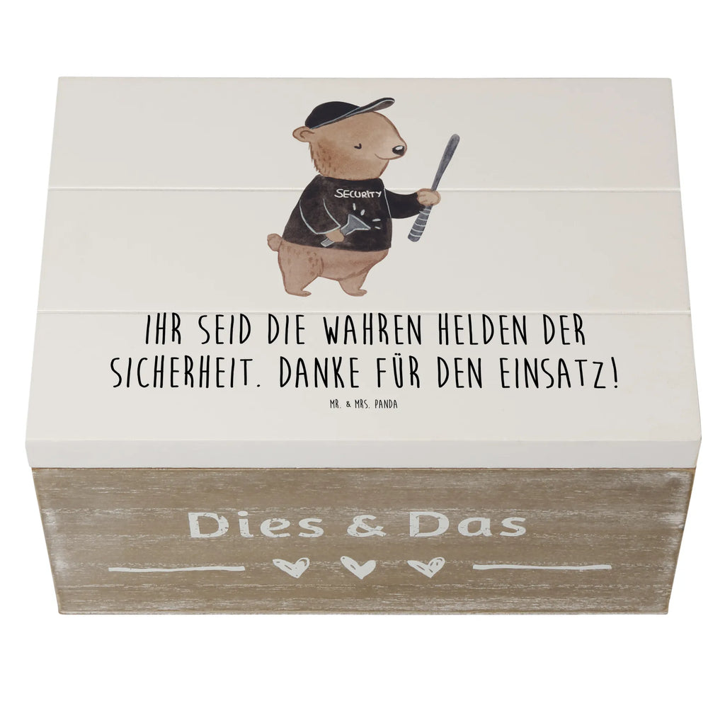 Holzkiste Sicherheitsdienst Helden XXL, Erinnerungskiste, Truhe, Dekokiste, Aufbewahrungsbox, Kiste, Geschenkbox, Erinnerungsbox, Geschenkdose, Holzkiste, Schatzkiste, Schatulle