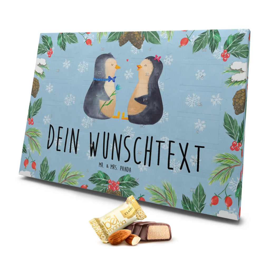 Personalisierter Marzipan Adventskalender Pinguin Pärchen Personalisierter Marzipan Adventskalender, Pinguin, Pinguine, große Liebe, Hochzeit, Liebespaar, Liebesgeschenk, Traumpaar, Liebe, Jahrestag, Hochzeitstag, Liebesbeweis, Verlobung, Hochzeitsgeschenk