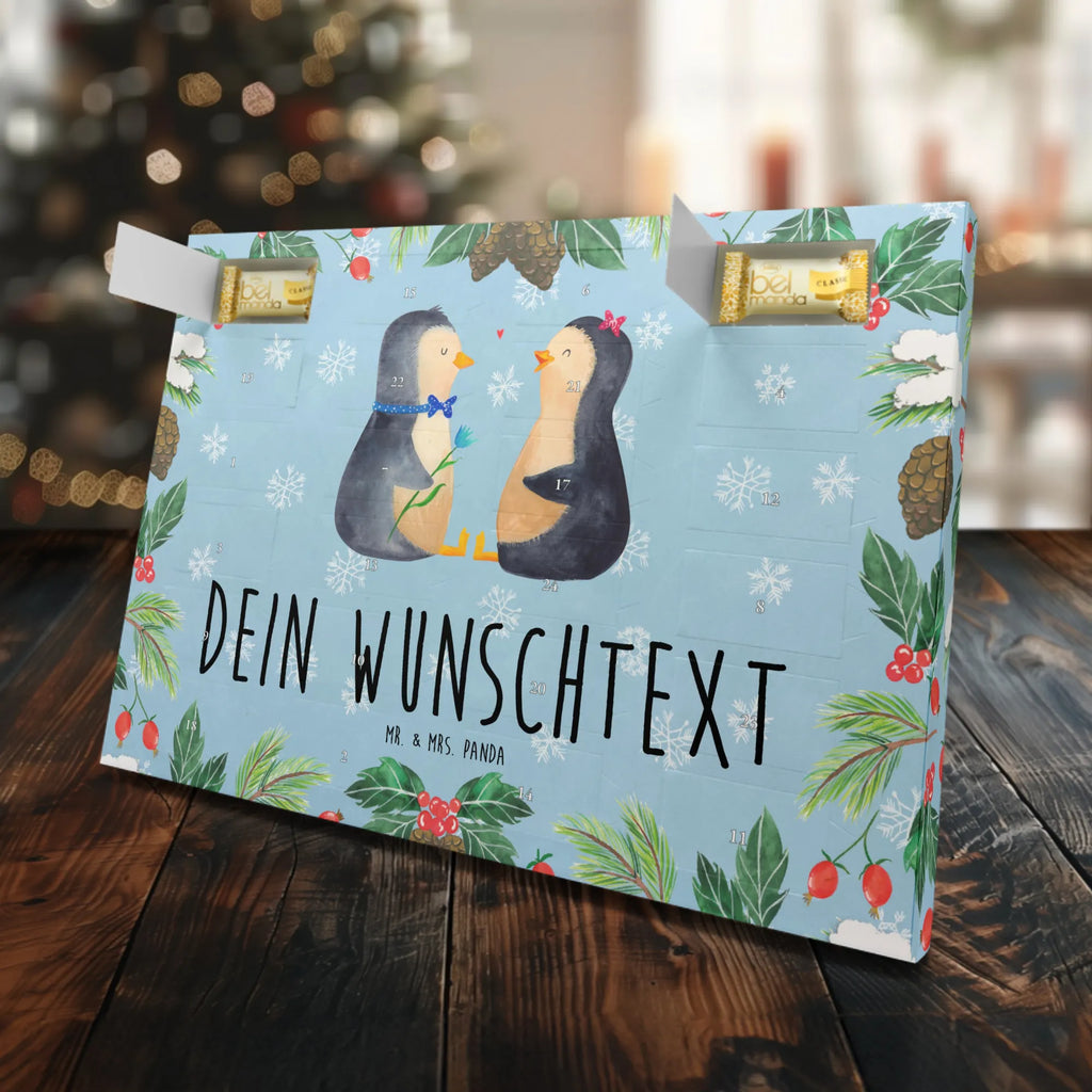 Personalisierter Marzipan Adventskalender Pinguin Pärchen Personalisierter Marzipan Adventskalender, Pinguin, Pinguine, große Liebe, Hochzeit, Liebespaar, Liebesgeschenk, Traumpaar, Liebe, Jahrestag, Hochzeitstag, Liebesbeweis, Verlobung, Hochzeitsgeschenk