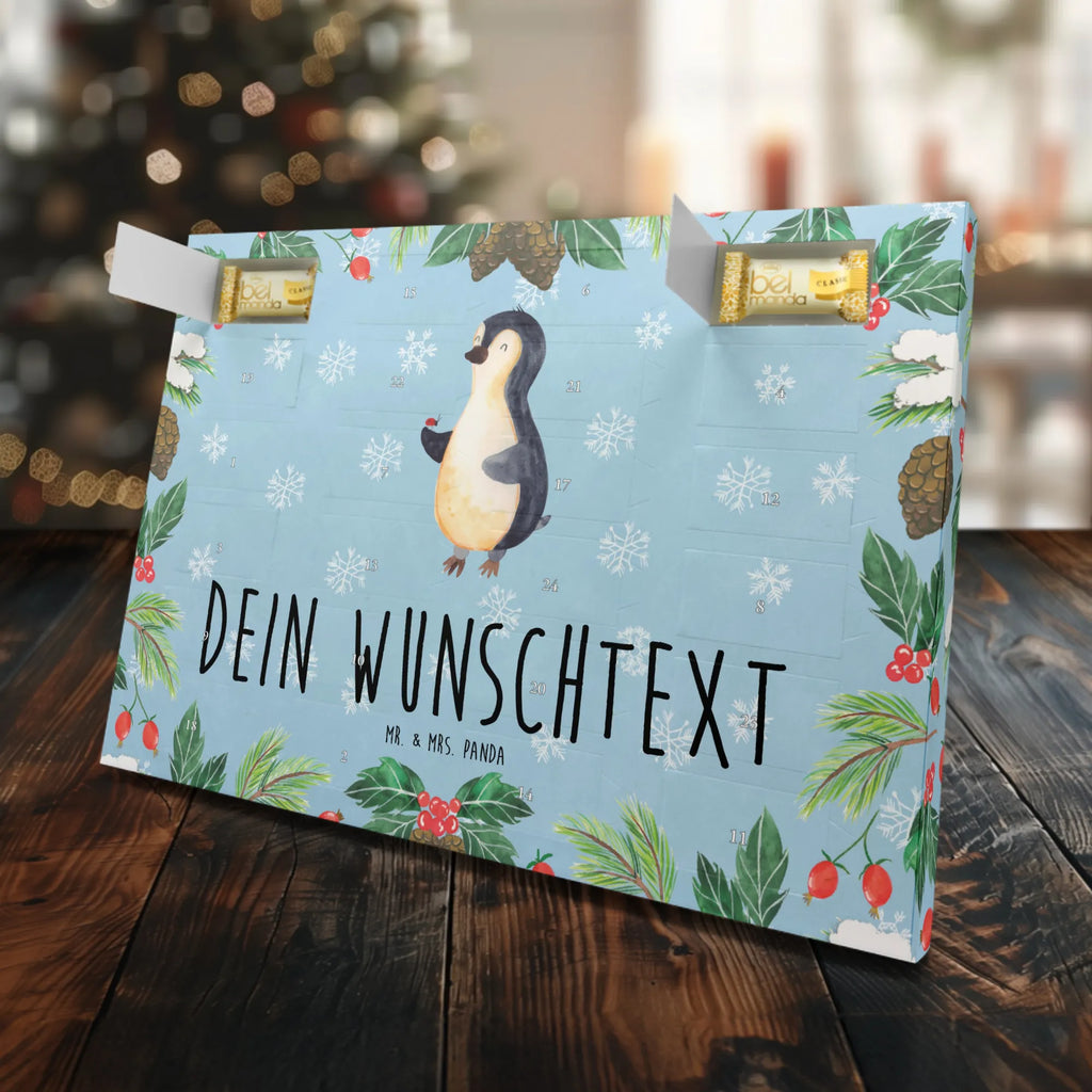 Personalisierter Marzipan Adventskalender Pinguin Marienkäfer Personalisierter Marzipan Adventskalender, Pinguin, Glück, Freude, Marienkäfer, Liebe, Pinguine, Wunder, Lebensfreude