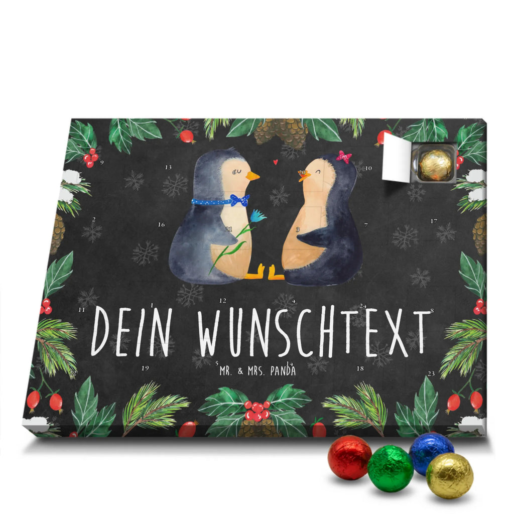 Personalisierter Schoko Adventskalender Pinguin Pärchen Personalisierter Adventskalender, Adventskalender mit Namen, Pinguin, Hochzeitsgeschenk, Liebesbeweis, Große Liebe, Jahrestag, Hochzeitstag, Pinguine, Liebespaar, Verlobung, Liebe, Liebesgeschenk, Traumpaar, Hochzeit