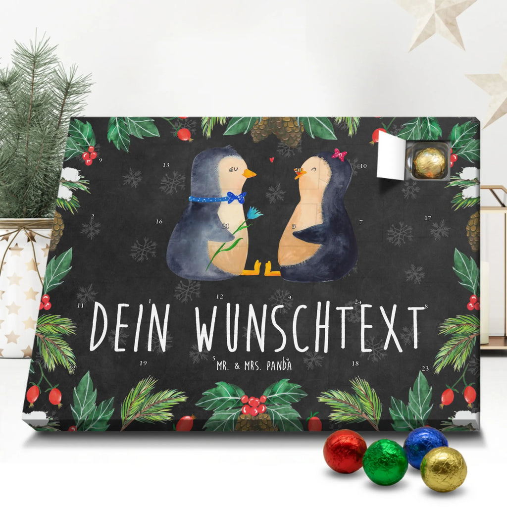 Personalisierter Schoko Adventskalender Pinguin Pärchen Personalisierter Adventskalender, Adventskalender mit Namen, Pinguin, Hochzeitsgeschenk, Liebesbeweis, Große Liebe, Jahrestag, Hochzeitstag, Pinguine, Liebespaar, Verlobung, Liebe, Liebesgeschenk, Traumpaar, Hochzeit
