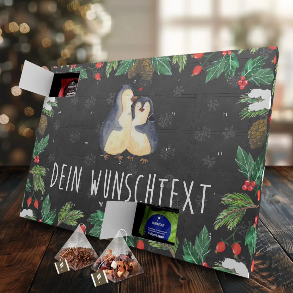  Pingwin przytulać Personalisierter Tee Adventskalender, Pinguin, Hochzeitstag, Hochzeitsgeschenk, Verlobung, Jahrestag, Hochzeit, Liebesgeschenk, Liebesbeweis, Liebespaar, Liebe