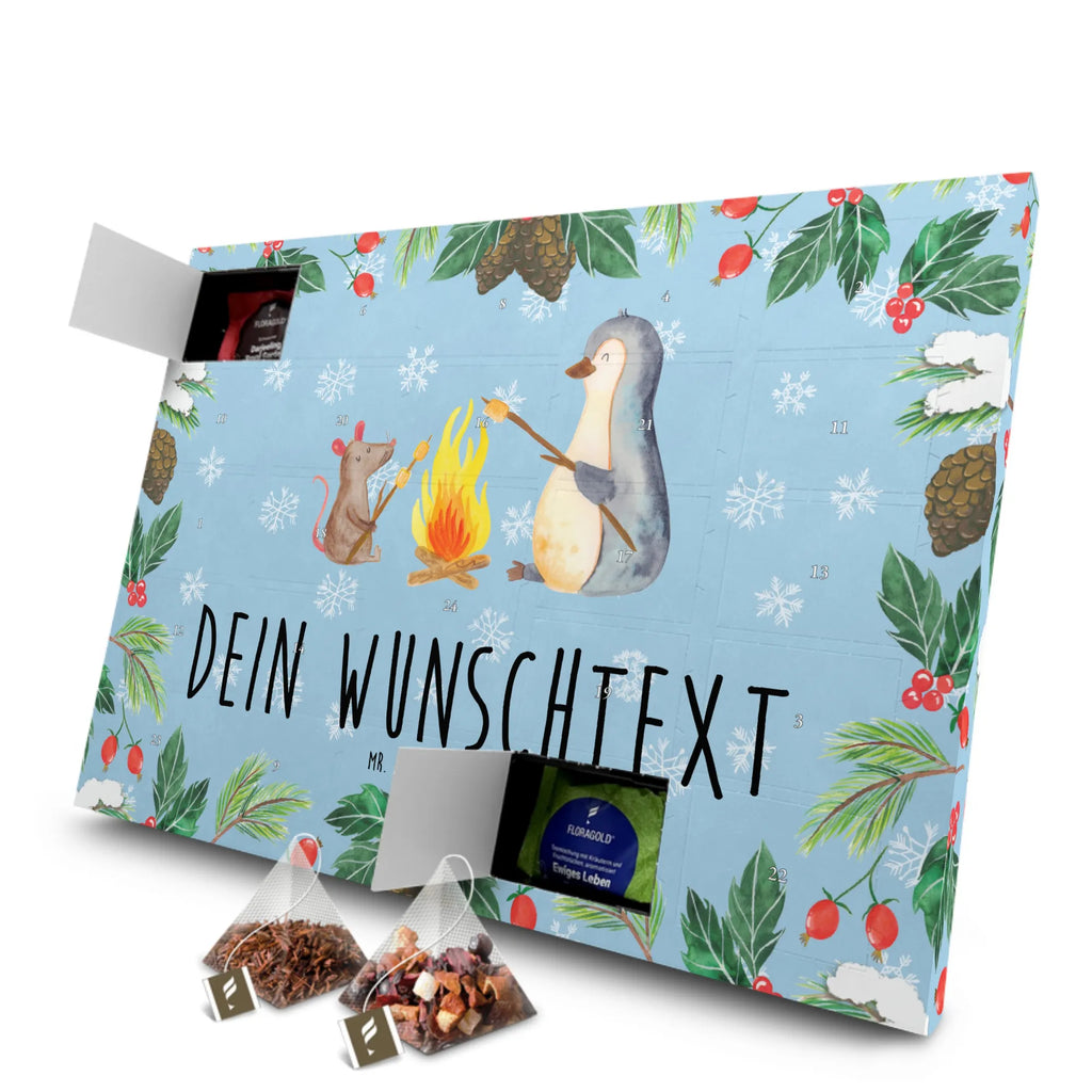 Personalisierter Tee Adventskalender Pinguin Lagerfeuer Personalisierter Tee Adventskalender, Pinguin, Leben, Grillen, Pinguine, Neustart, Lebensspruch, Job, Lebensmotivation, Büroalltag, Arbeit, Feuer, Motivation, Marshmallows, Lagerfeuer, Maus, Büro, Liebe