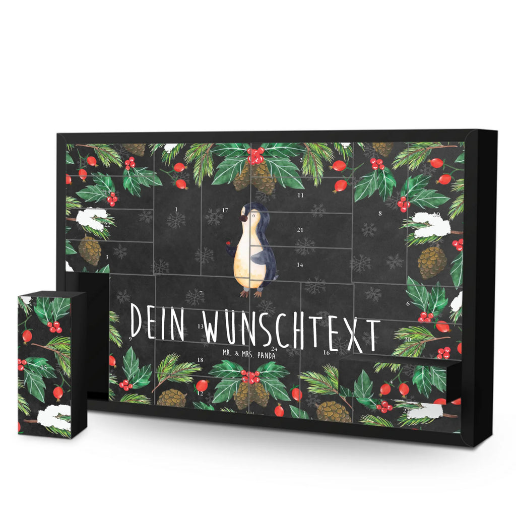 Personalisierter Befüllbarer Adventskalender Pinguin Marienkäfer Adventskalender Zum Selbst Befüllen, Befüllbarer Adventskalender, Pinguin, Marienkäfer, Pinguine, Lebensfreude, Liebe, Freude, Glück, Wunder