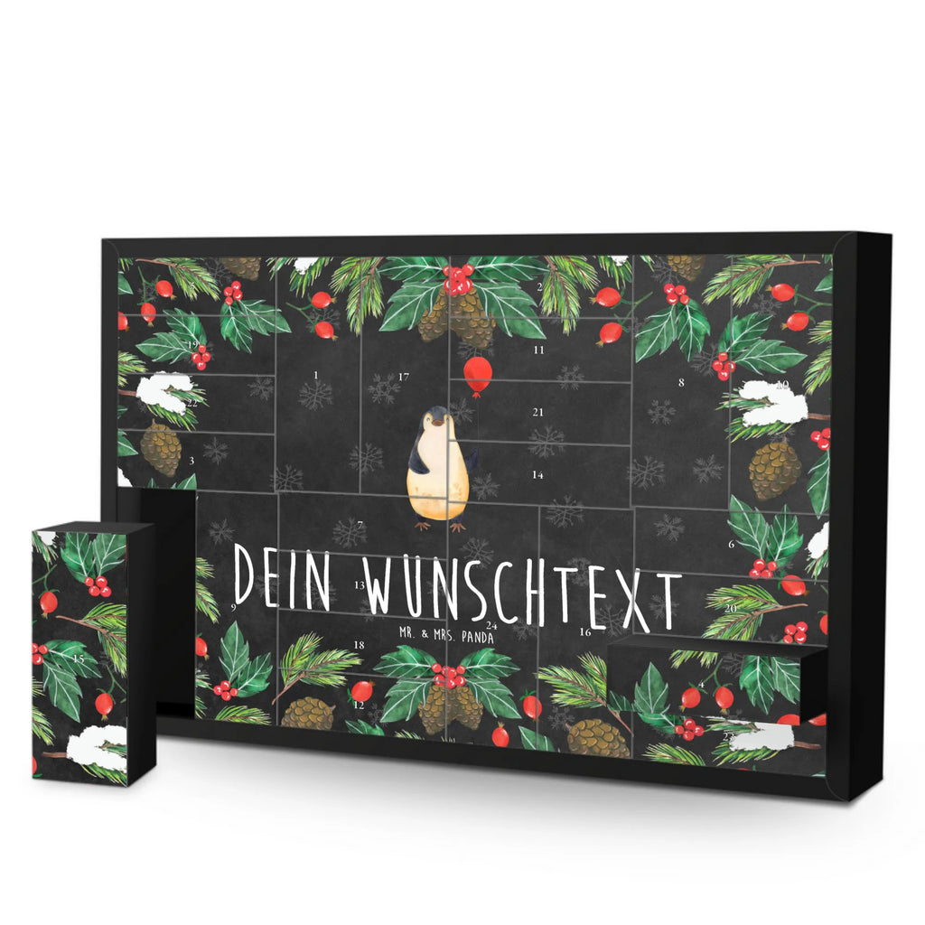 Personalisierter Befüllbarer Adventskalender Pinguin Luftballon Adventskalender Zum Selbst Befüllen, Befüllbarer Adventskalender, Pinguin, Luftballon, Tagträume, Lebenslust, Neues Leben, Liebe, Geschenkidee, Motivation, Geschenk Freundin, Beste Freundin, Pinguine, Neustart, Glück