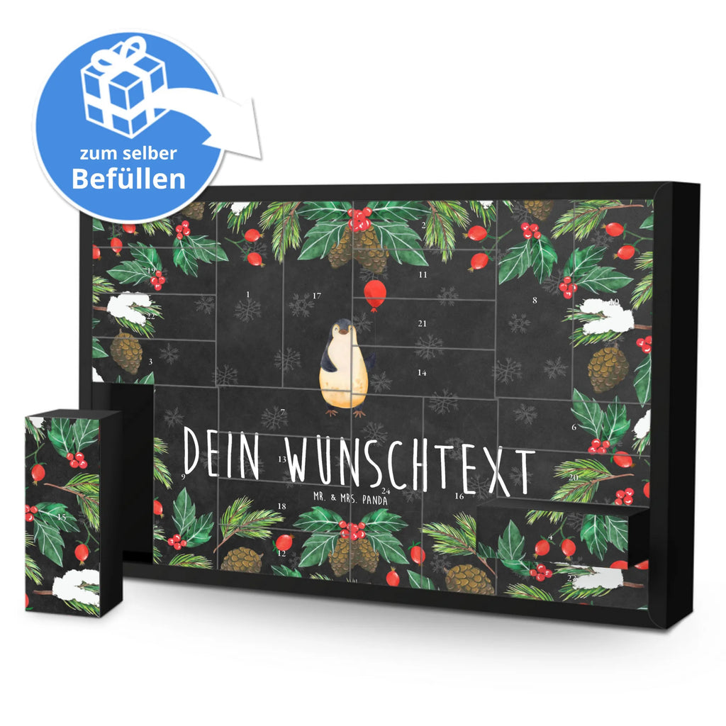 Personalisierter Befüllbarer Adventskalender Pinguin Luftballon Adventskalender Zum Selbst Befüllen, Befüllbarer Adventskalender, Pinguin, Luftballon, Tagträume, Lebenslust, Neues Leben, Liebe, Geschenkidee, Motivation, Geschenk Freundin, Beste Freundin, Pinguine, Neustart, Glück