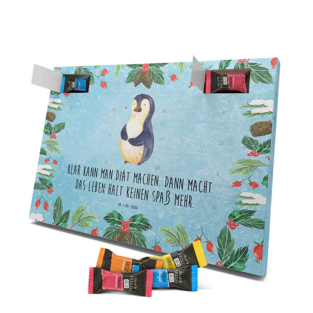 Chocolate advent calendar Penguin diet North Pole, Penguins, losing weight, self-respect, diet, body love, penguins, self-love, weight
