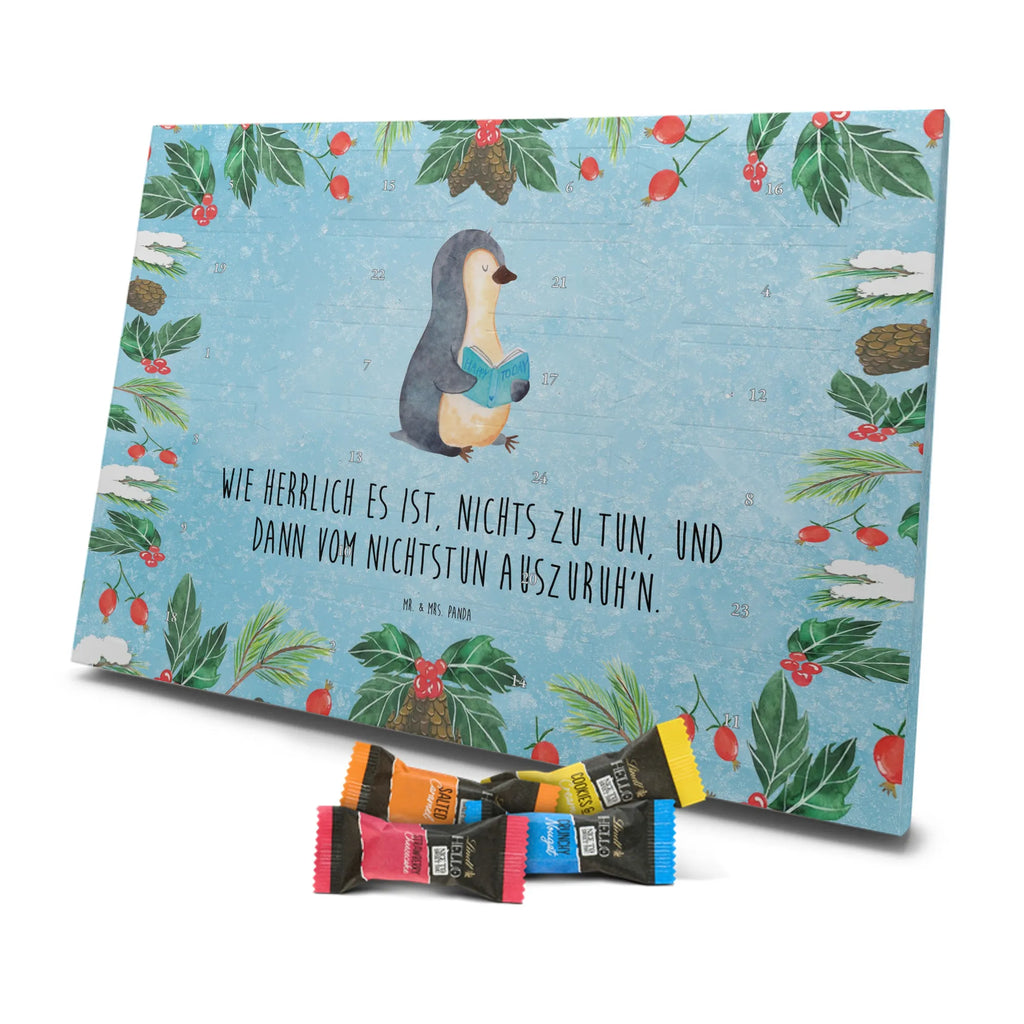 Chocolate advent calendar Penguin A book North Pole, Penguins, penguins, leisure, book, vacation, reading, doing nothing, holidays, lazing around, bookworm
