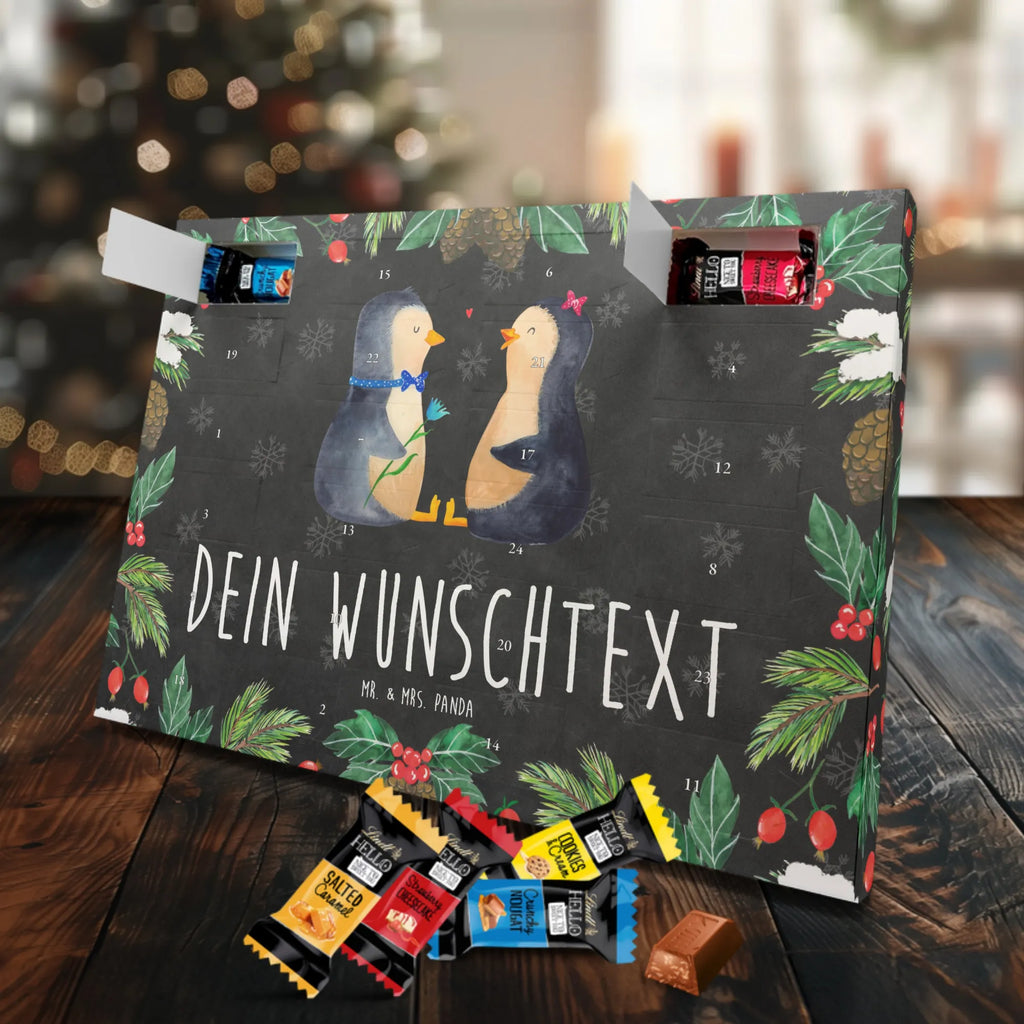 Personalisierter Schoko Adventskalender Pinguin Pärchen Personalisierter Adventskalender, Adventskalender mit Namen, Pinguin, Hochzeitsgeschenk, Liebesbeweis, Große Liebe, Jahrestag, Hochzeitstag, Pinguine, Liebespaar, Verlobung, Liebe, Liebesgeschenk, Traumpaar, Hochzeit